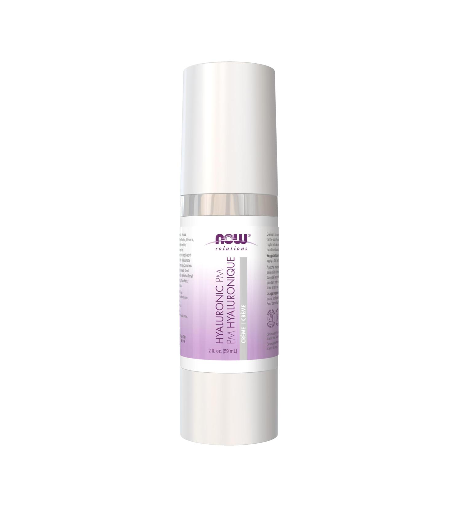 NOW Solutions Hyaluronic Acid Creme Rehydrating Moisture and Renewal Formula 2-Ounce Cr me - Buy Online on GoSupps.com