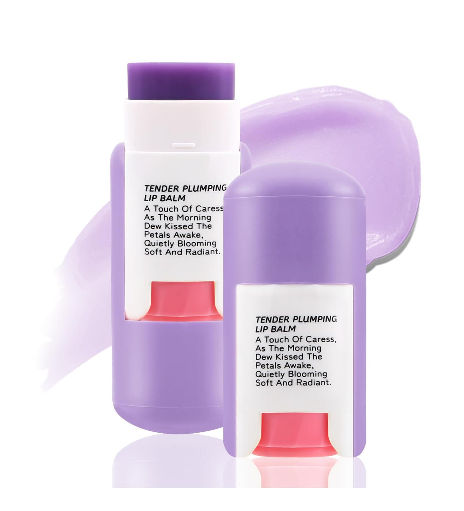 Boobeen Plumping Lip Balm Moisturizer for Dry Chapped Lips with Fruity Flavor Cute Mini Lip Care for On-The-Go Hydration 0.94 Ounce (Pack of 1) 01# - Buy Online on GoSupps.com