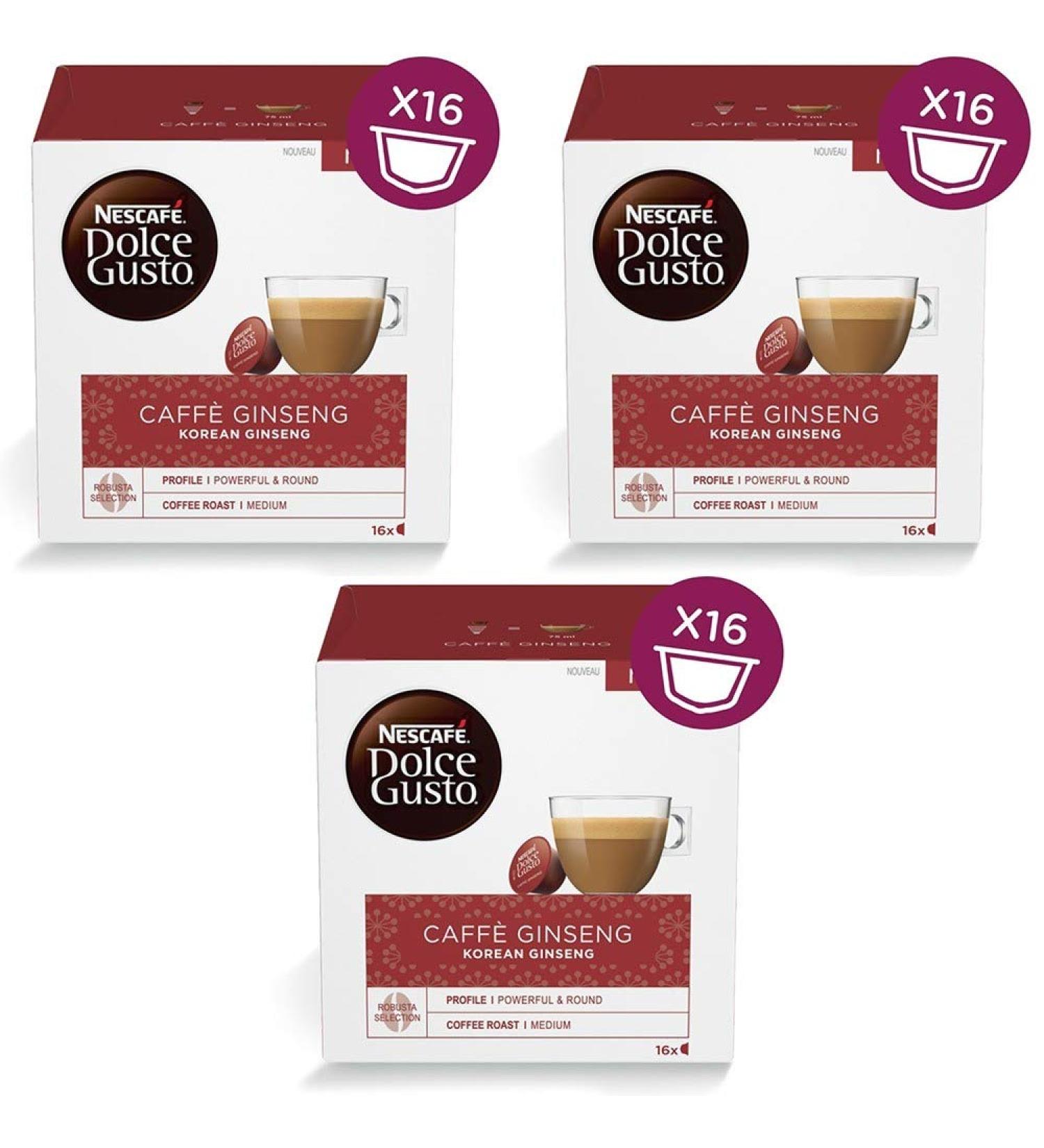 Nestl 3x Nescaf Dolce Gusto Caff Ginseng Korean Ginseng koffiecapsule koffie 16 capsules7