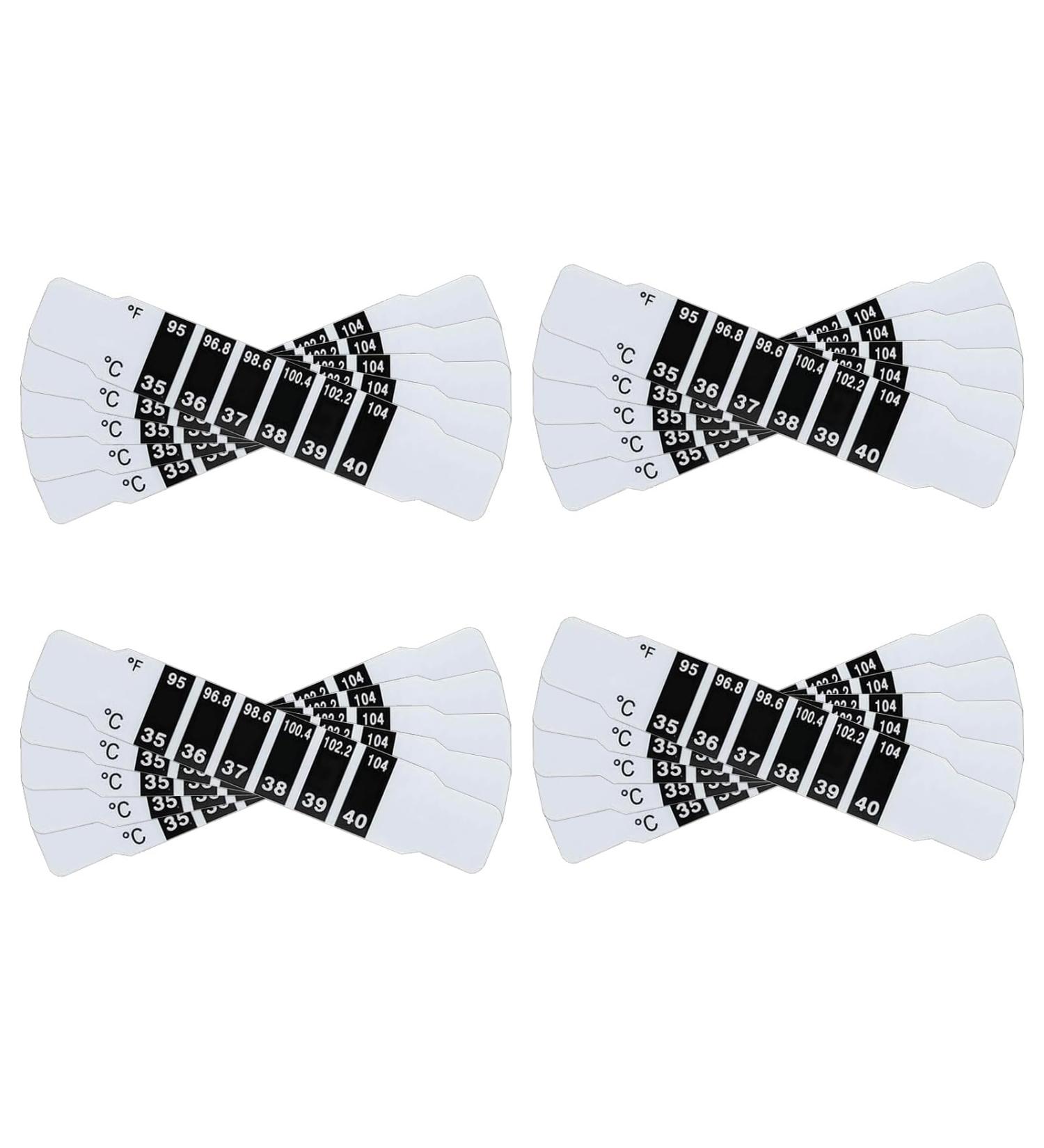 Forehead Head Strip Thermometers 20pcs Reusable Forehead Temperature Indicator New Safety Children Temperature Monitoring Fever Body Test for Infant Toddler Kid Adult Elderly - Buy Online on GoSupps.com