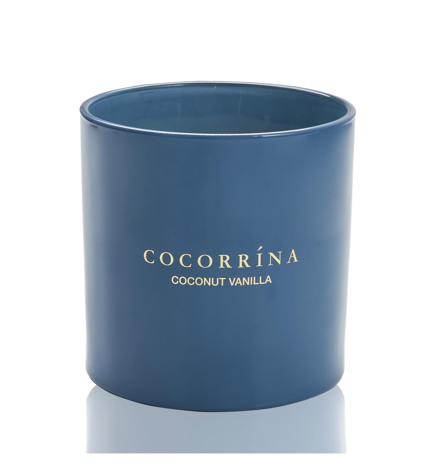 Cocorr na Coconut Vanilla Candle - Natural Soy Wax 3 Wicks 110 Hours Burn Time | Perfect Christmas Gift | 1300g Fragrance Candle in Glass - Buy Online on GoSupps.com
