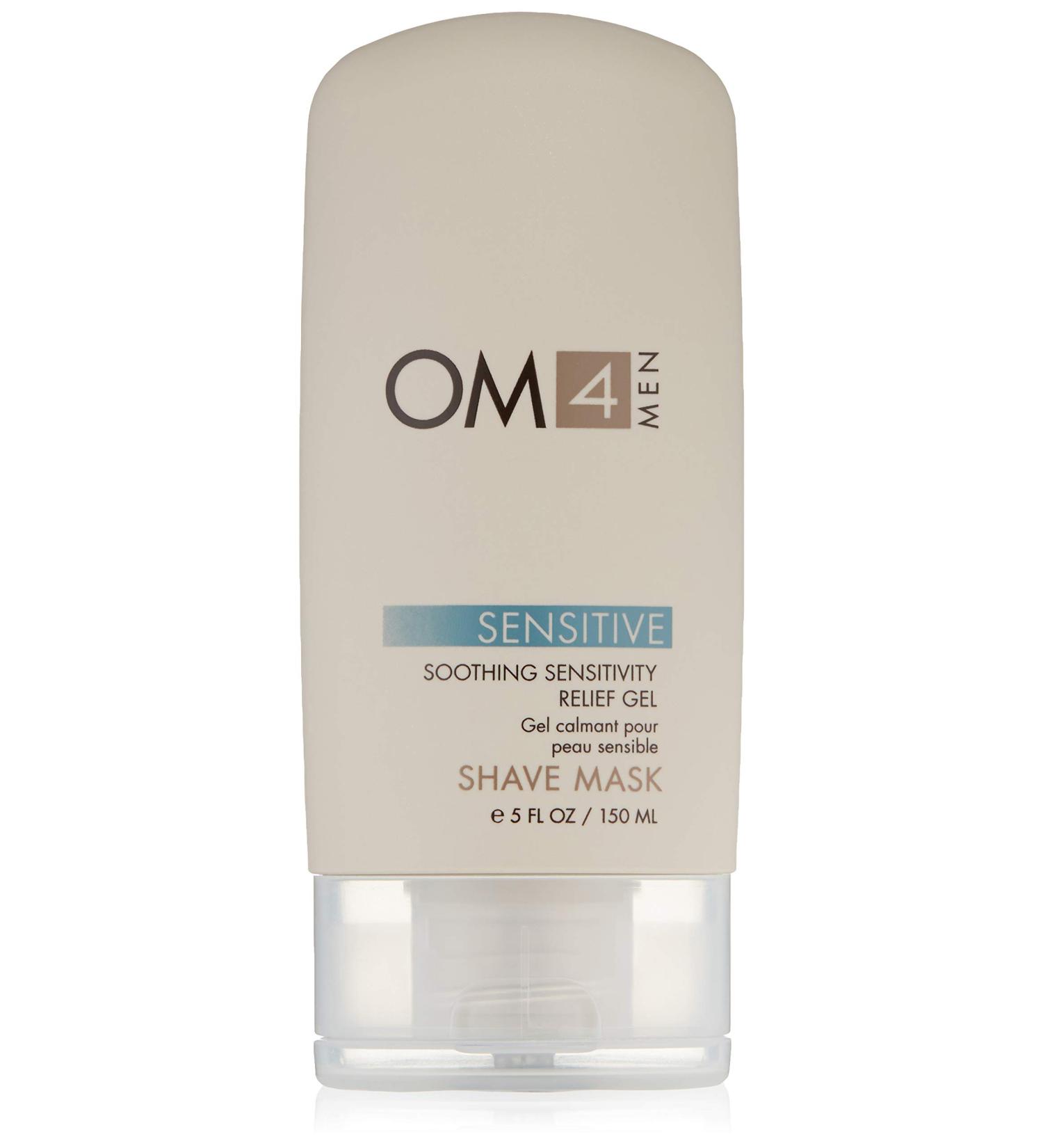 OM4 Sensitive Shave Mask | Soothing Gel & Cream for Skin Hydration & Protection - Ideal for Sensitive Skin - Buy Online on GoSupps.com