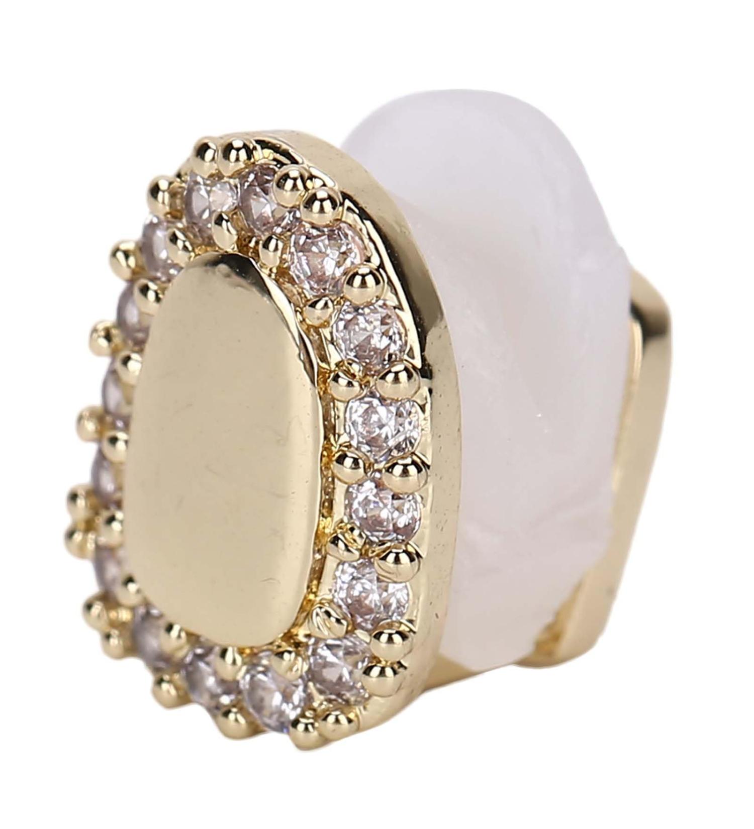 Shop Bling Teeth Accessory - Gold Hip Hop Tooth Decoration for Halloween Party - Buy Online on GoSupps.com