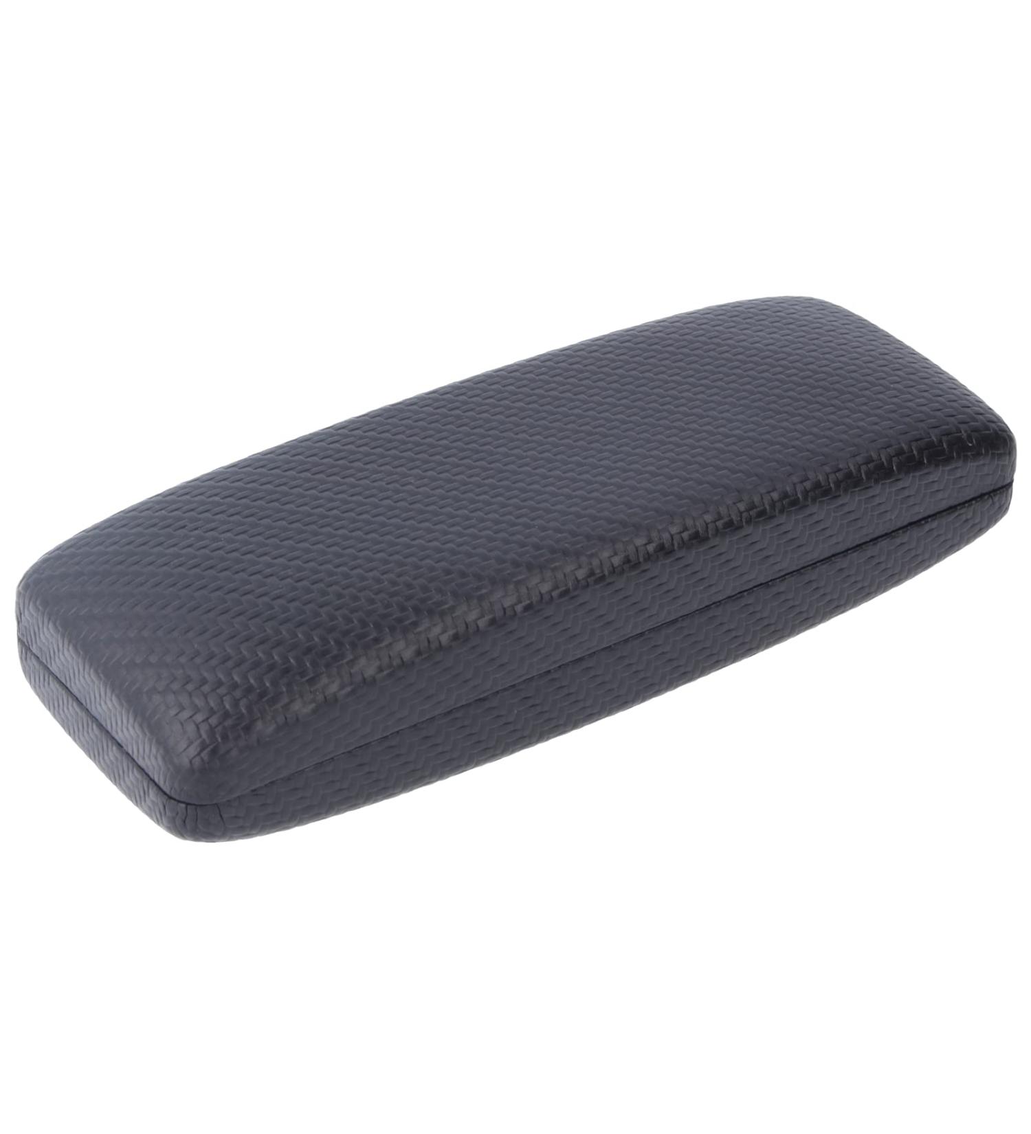 Breitfeld & Schliekert Robust hard case Striated with spring hinge in two colors Black