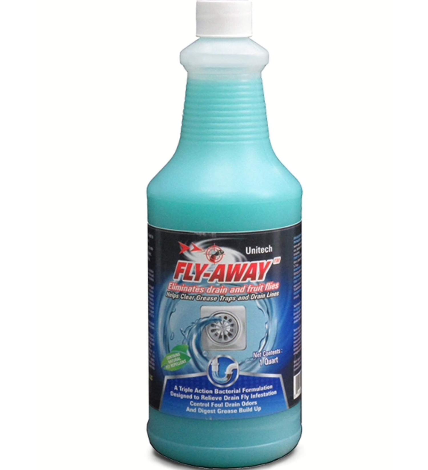 FLY-AWAY Drain Fly Killer Fruit Fly Killer Drain Fly Treatment Grease Digester Fruit Fly Treatment