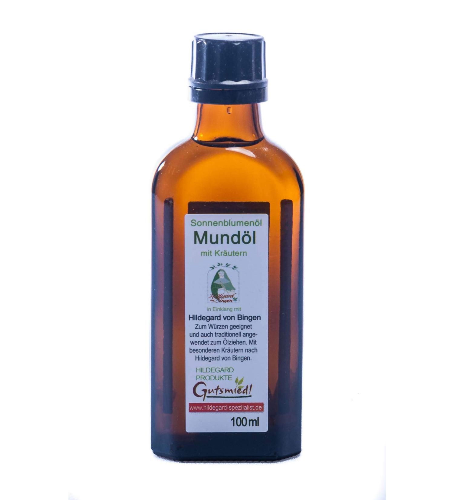 Mouth oil with herbs ORGANIC 100 ml - herbs in harmony with Hildegard von Bingen