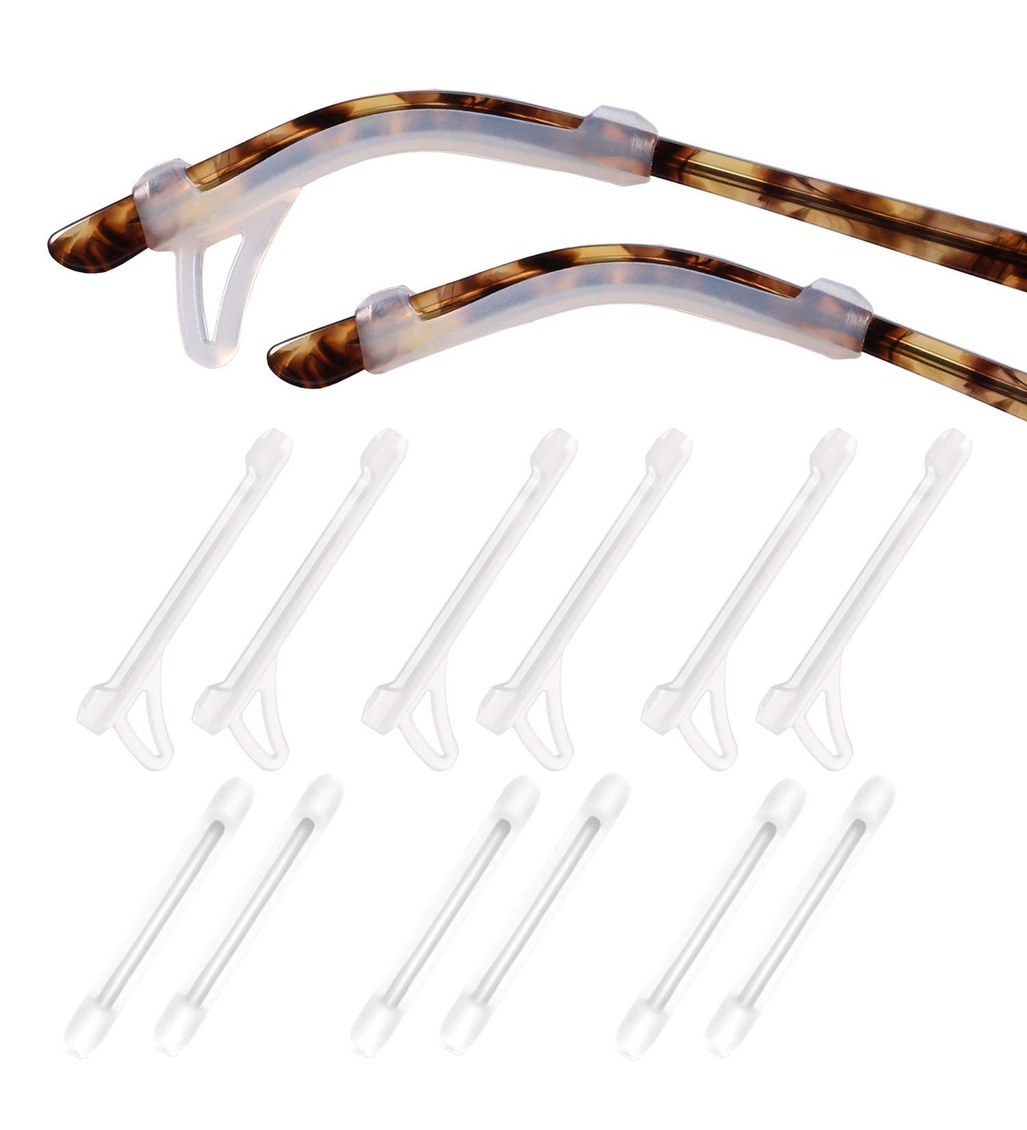 SMARTTOP Glasses Ear Cushion-Anti-Slip Eyeglasses Ear Grips Sleeve-Silicone Soft Glasses Ear Hook Holder For Men Women Kids Sports Study and Work (WHITE 6pairs) - Buy Online on GoSupps.com