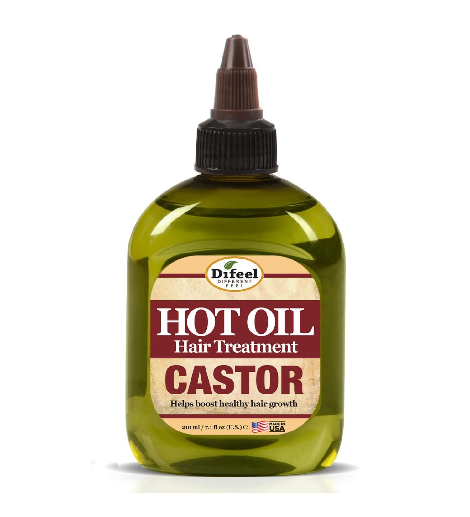 Difeel Castor Hot Oil Treatment 7.1 oz - Nourishing Hair Treatment for Strength and Shine - Buy Online on GoSupps.com