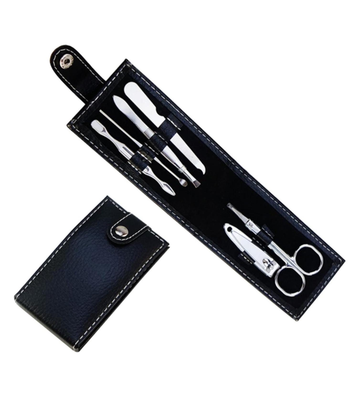 Nail Trimmer Toe Finger Manicure Nail Clippers Nail Metal Nail Manicure Nail Set Cosmetic Black M - Buy Online on GoSupps.com
