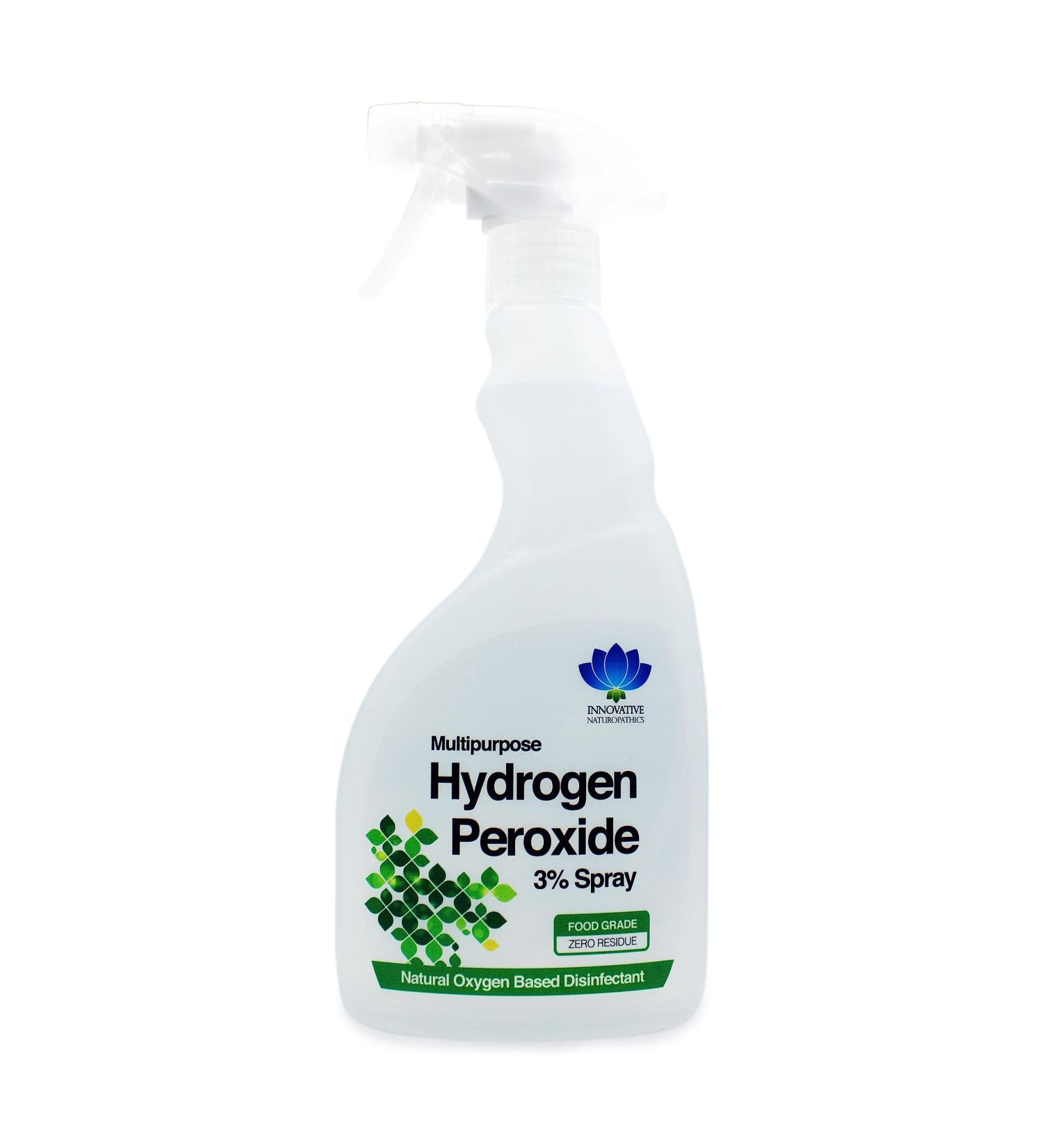 Innovative Naturopathics - Hydrogen Peroxide Spray - 3% - 500ml - Pure Food Grade (1) - Buy Online on GoSupps.com