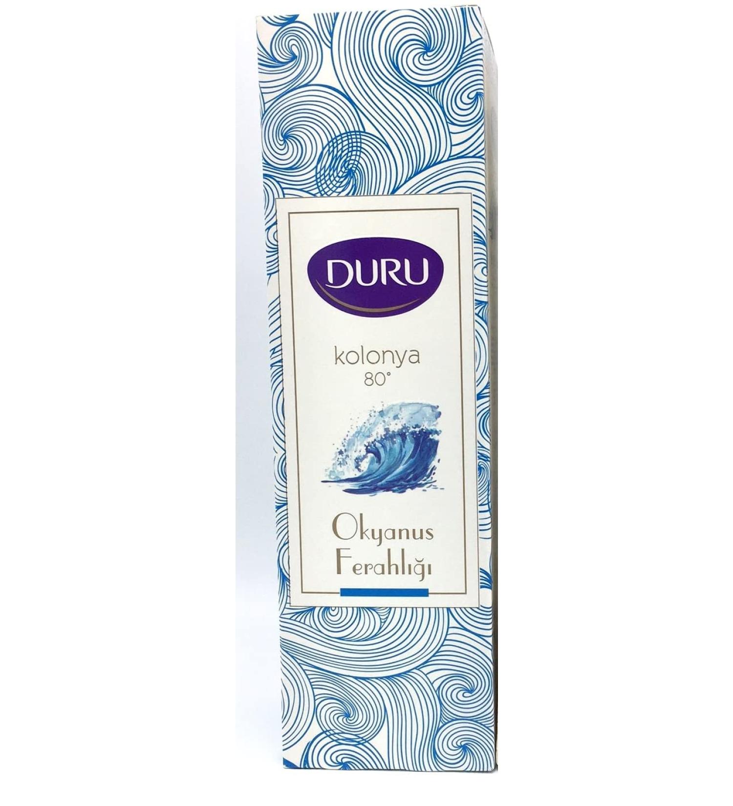 Duru Ocean Breeze Cologne 13.52foz Turkish Kolonya 400ml - Buy Online on GoSupps.com