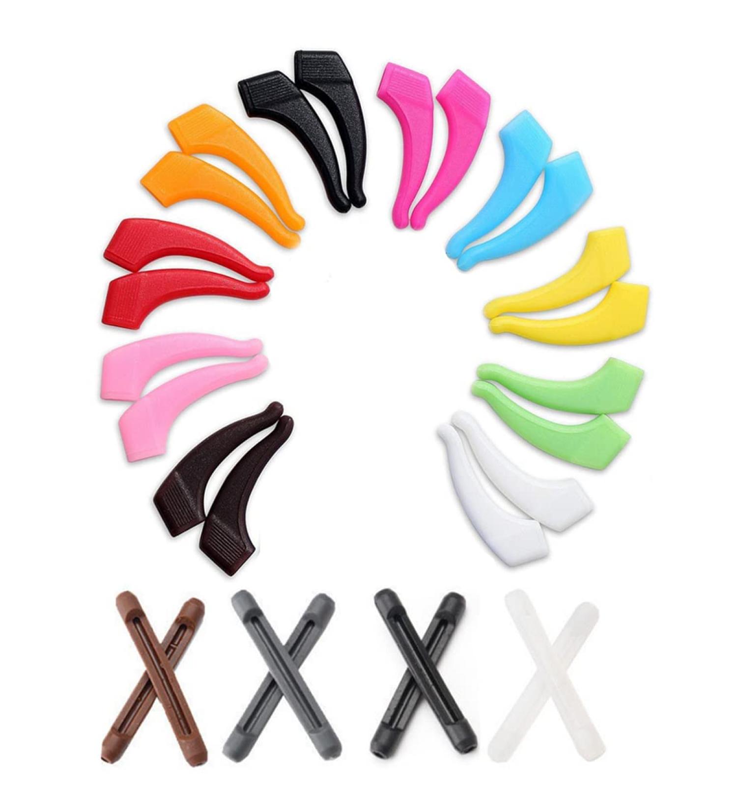 14 Pairs Non-Slip Silicone Glasses Accessories | Secure Ear Hooks for Sports & Reading - Buy Online on GoSupps.com