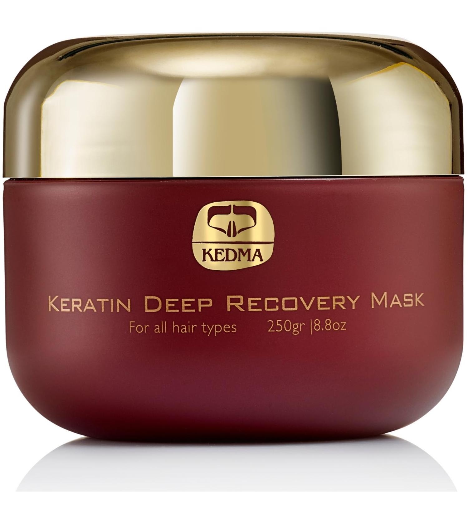 Kedma Deep Repair Hair Mask Nourishes and Revitalises Dry and Damaged Hair With Dead Sea Keratin and Minerals Sulphate and Paraben Free 250g - Buy Online on GoSupps.com