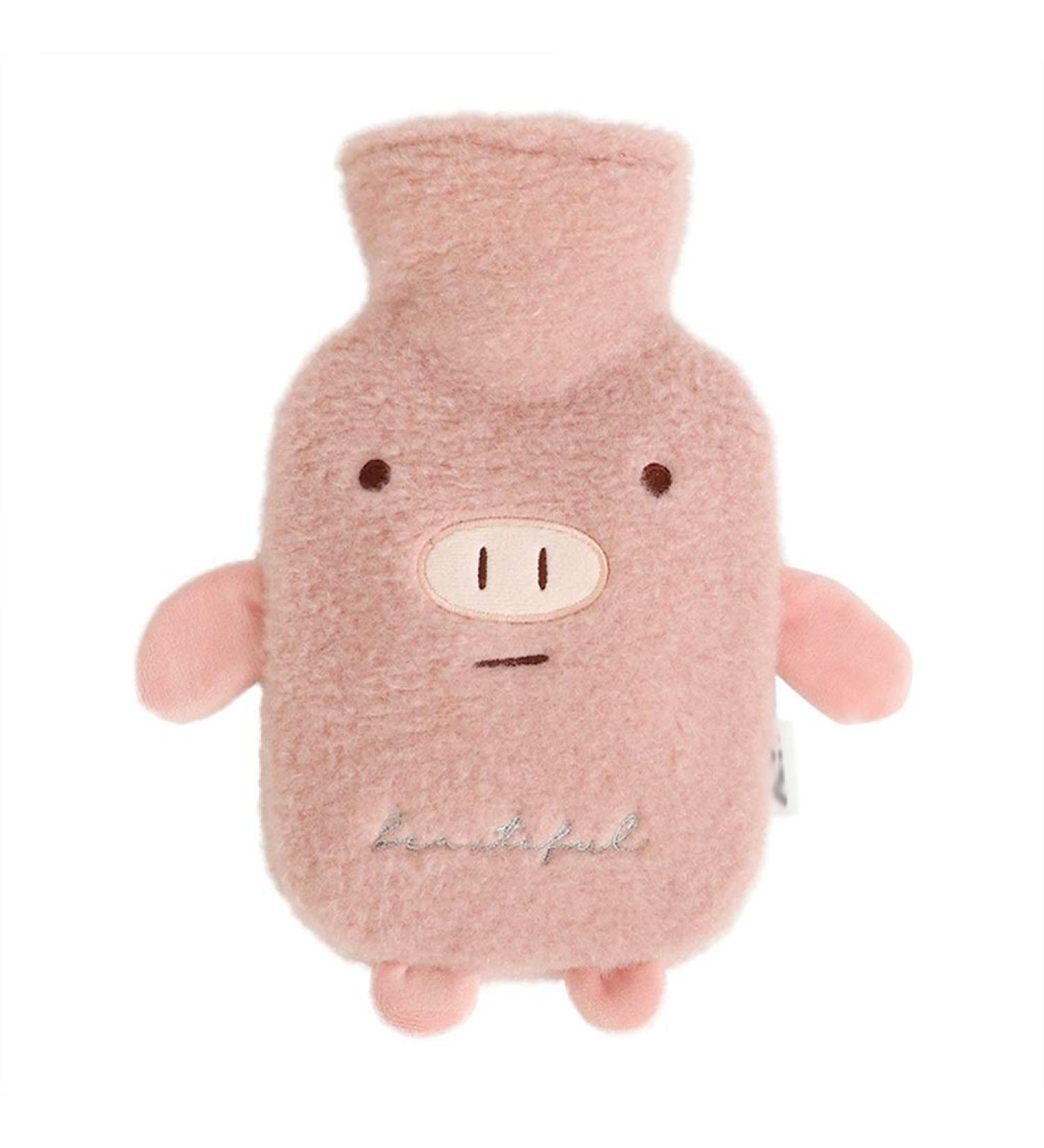 Dlandz Mini Hot Water Bottle - Portable 0.5L Plush Pocket Warmer for Hands Feet & Belly | Ideal Heating Solution - Buy Online on GoSupps.com