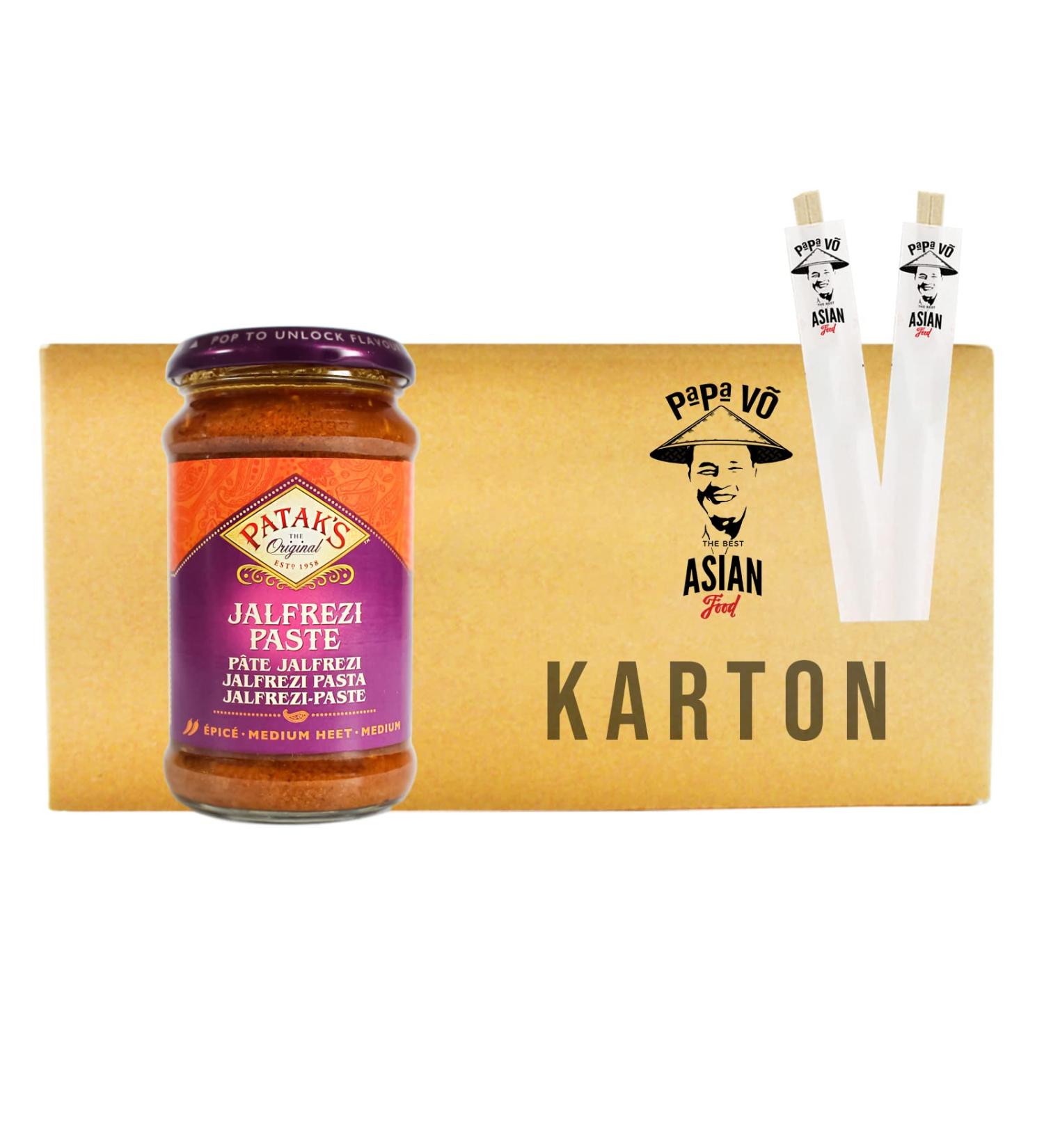 Pack of 6 (6x283g) Patak's Jalfrezi Paste medium hot (Papa Vo)