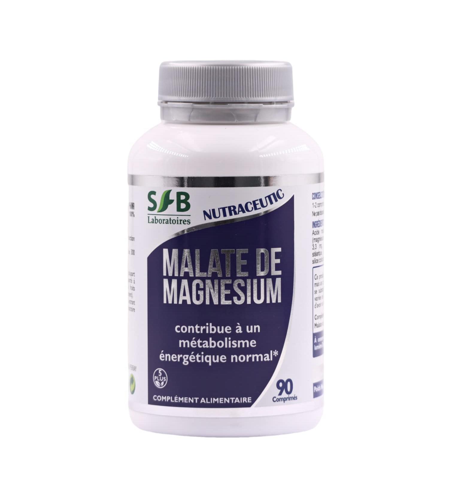 SFB Laboratoires - Magnesium Malate - Source of Magnesium - 90 tablets - Buy Online on GoSupps.com