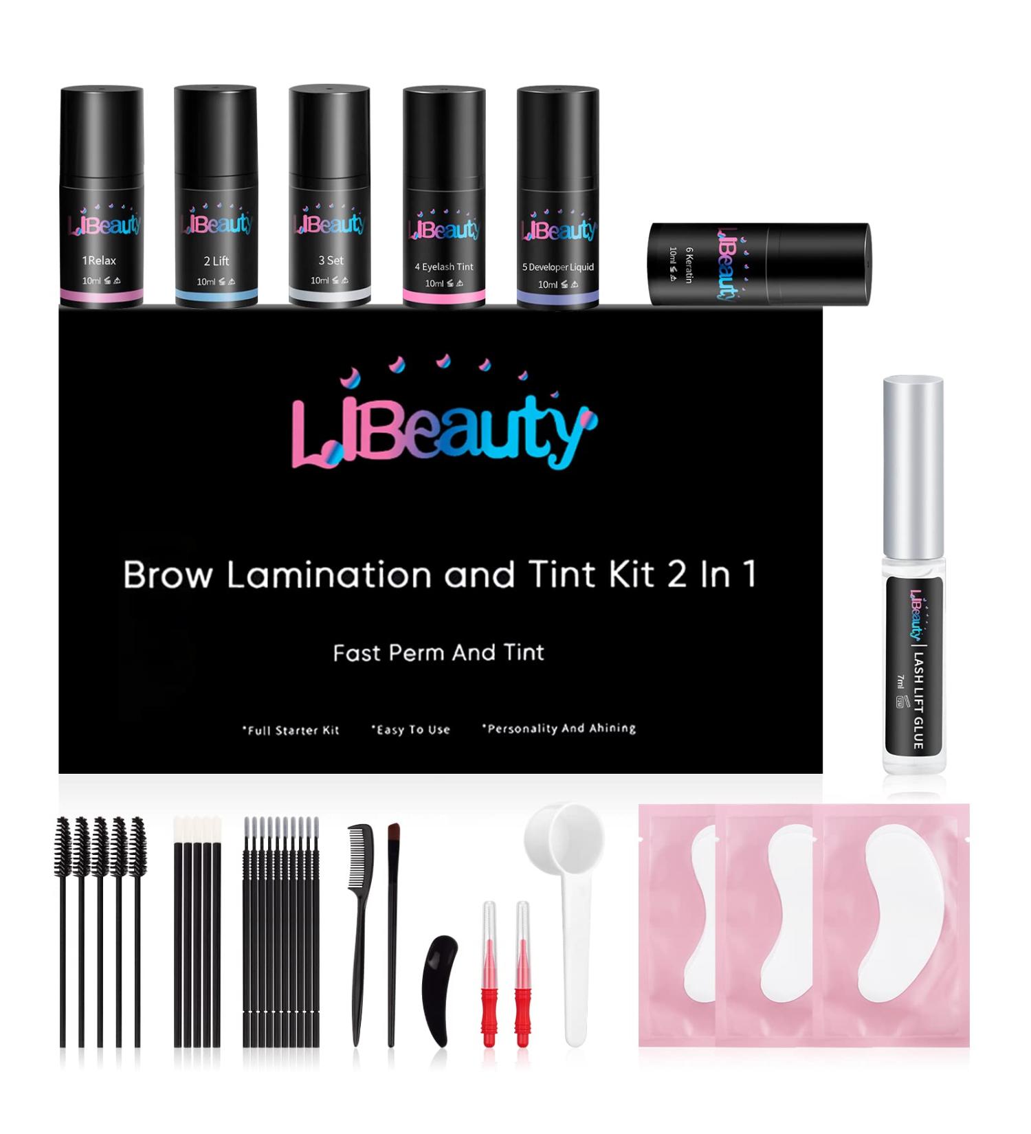 Libeauty Eyebrow Enhancement and Tinting Kit 2 in 1 Make-up Kit Perfect for Parties Weddings Offices and Sports - Buy Online on GoSupps.com