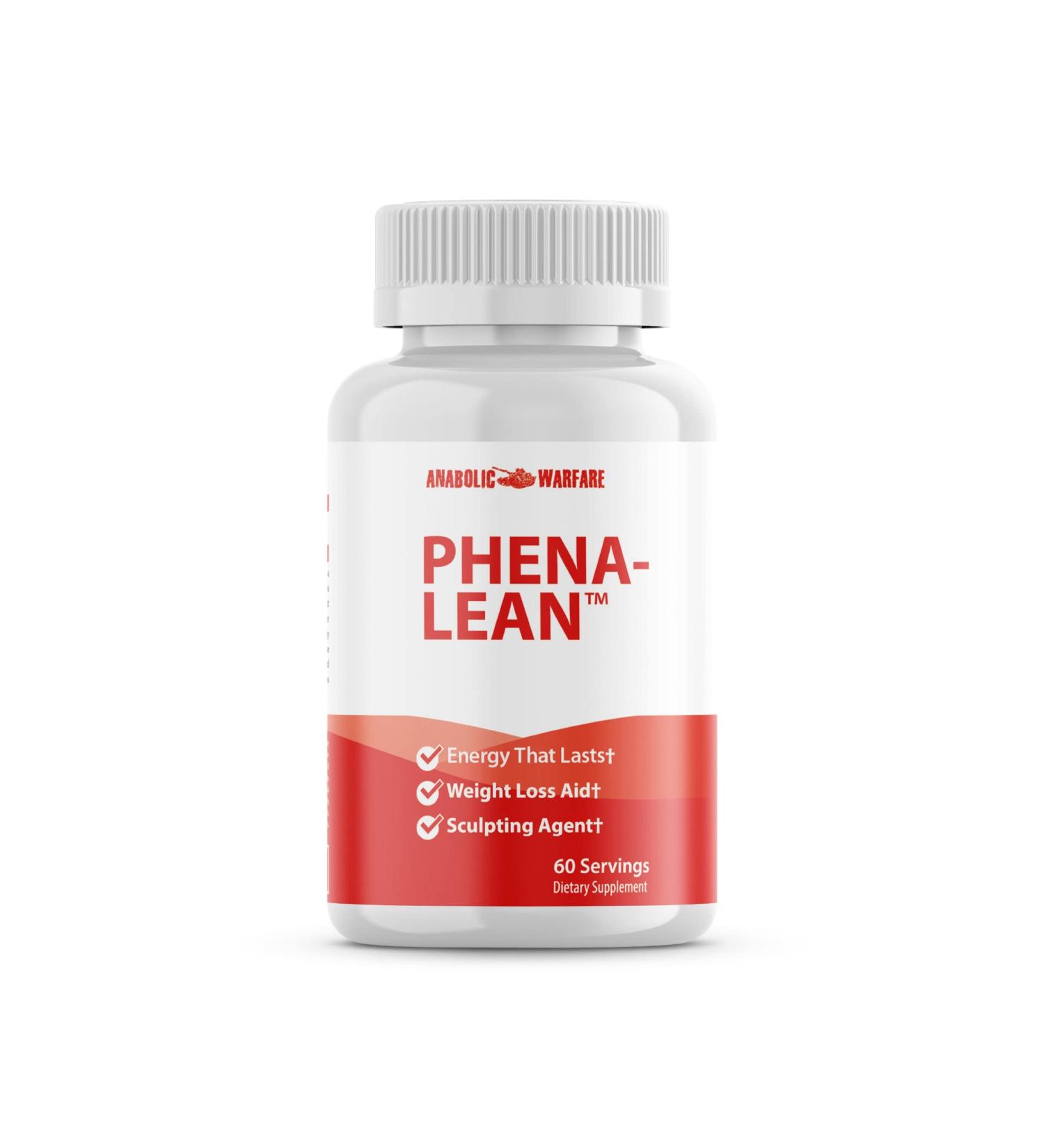 Anabolic Warfare Phena-Lean Premier Supplement - Thermogenic Body Composition Support - Energy Boost and Focus - 60 Capsules - Buy Online on GoSupps.com