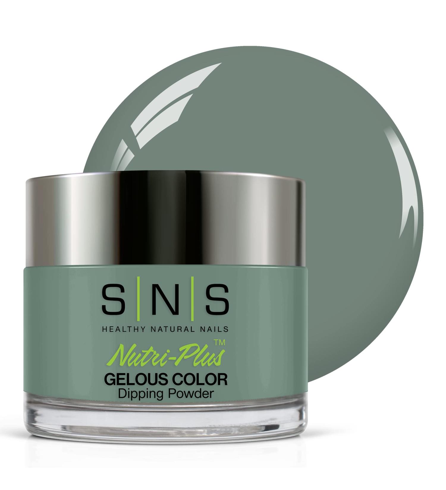 SNS Nail Dip Powder - Gelous Color Dipping Powder Arm Candy (Green/Seafoam) EE13 | Long-Lasting Low-Odor Acrylic Nail Polish - 1 Oz - No UV Lamp Required - Buy Online on GoSupps.com