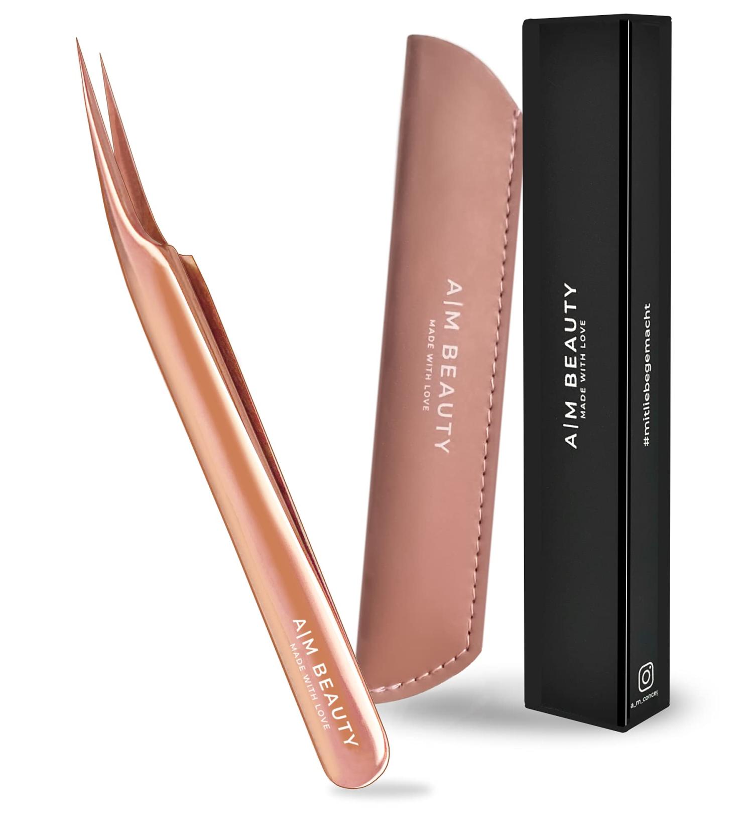 Premium Beauty Tweezers Set with Case | Eyelash & Nail Design Tools for Perfect Extensions - Buy Online on GoSupps.com