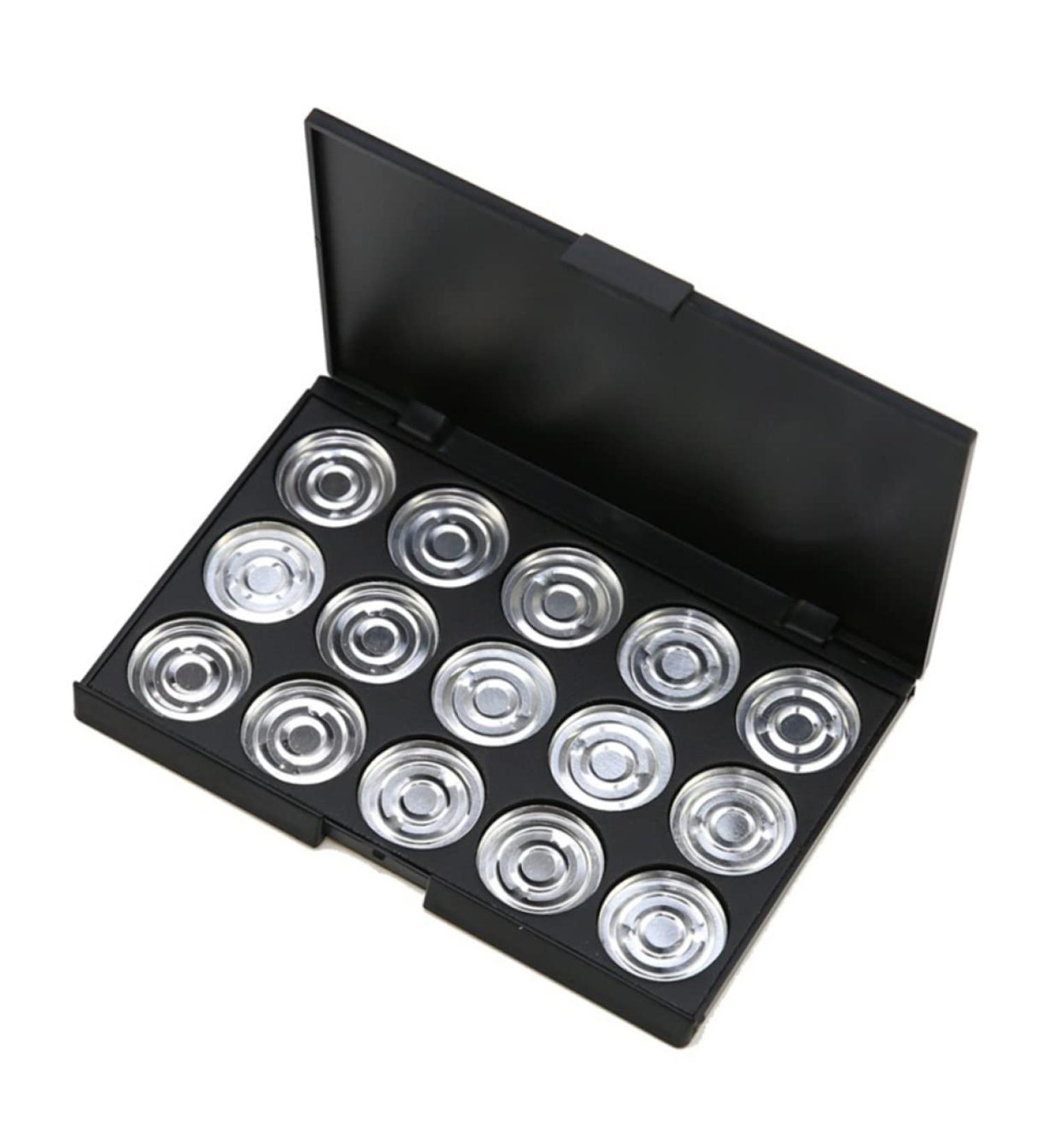 DOITOOL Travel Cosmetic Case 15 Eye Shadow Empty Eyeshadow Case Empty Eyeshadow Palette Makeup Box Travel Concealer Foundation - Buy Online on GoSupps.com