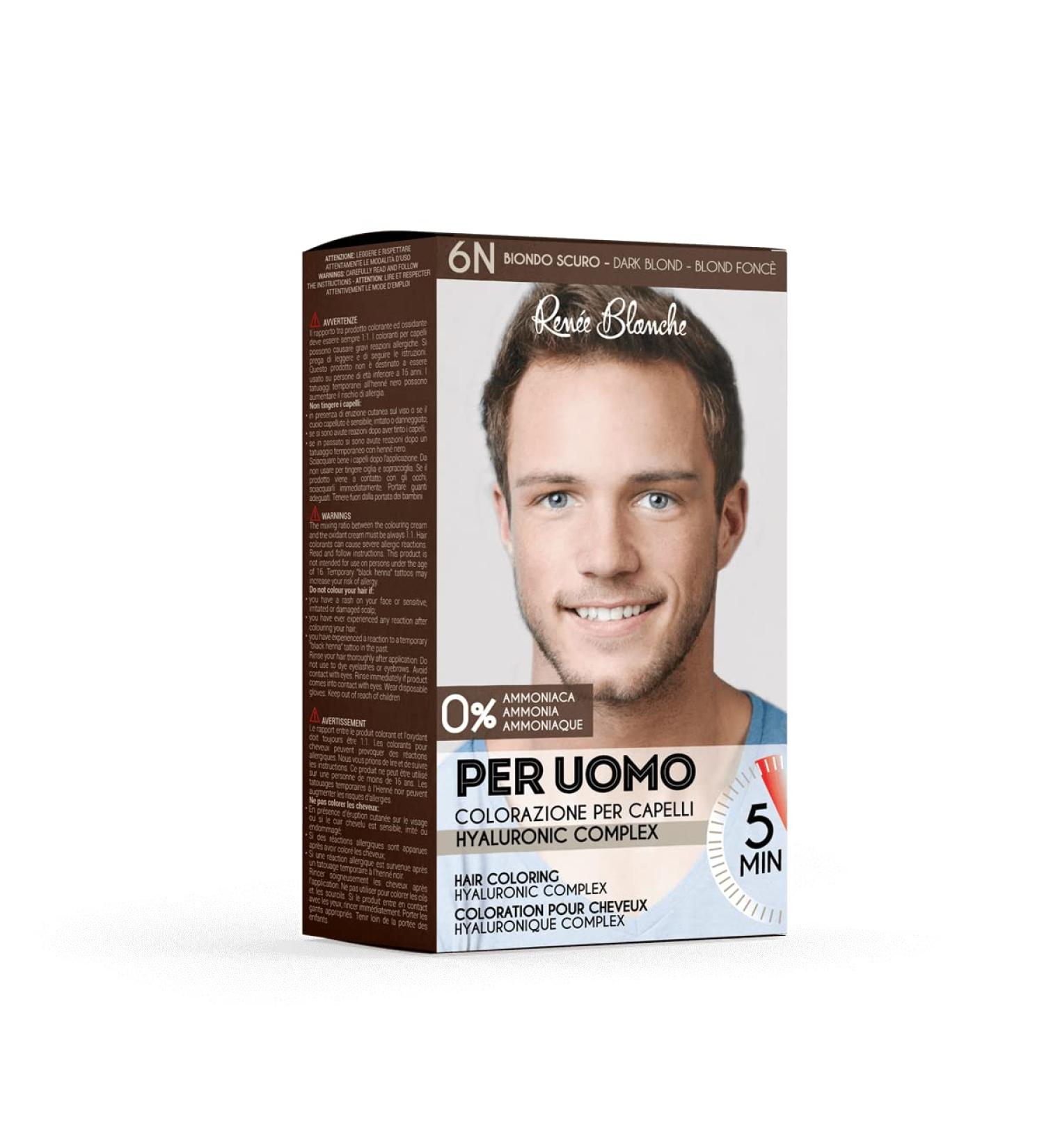 RENÉE BLANCHE 6N Dark Blonde Coloring Shampoo, for men