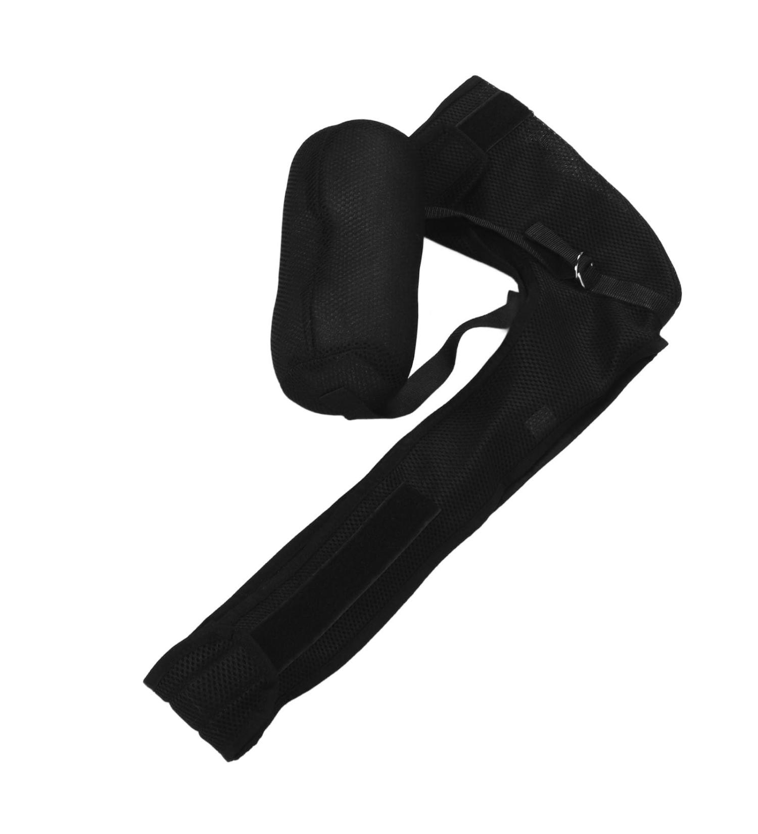 Shoulder Stability Brace - Adjustable Cuff Support Sleeve with Underarm Pillow for Injury Recovery - Buy Online on GoSupps.com