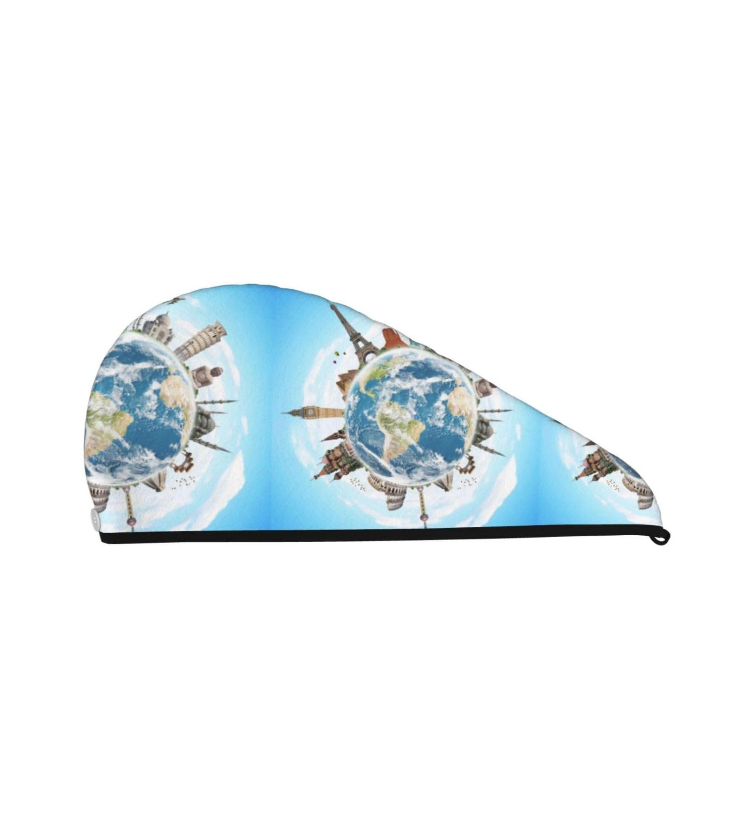 Hair Towel Wrap - Quick-Dry Turban for Travel | Ultimate Hair Drying Towel with Button - Buy Online on GoSupps.com