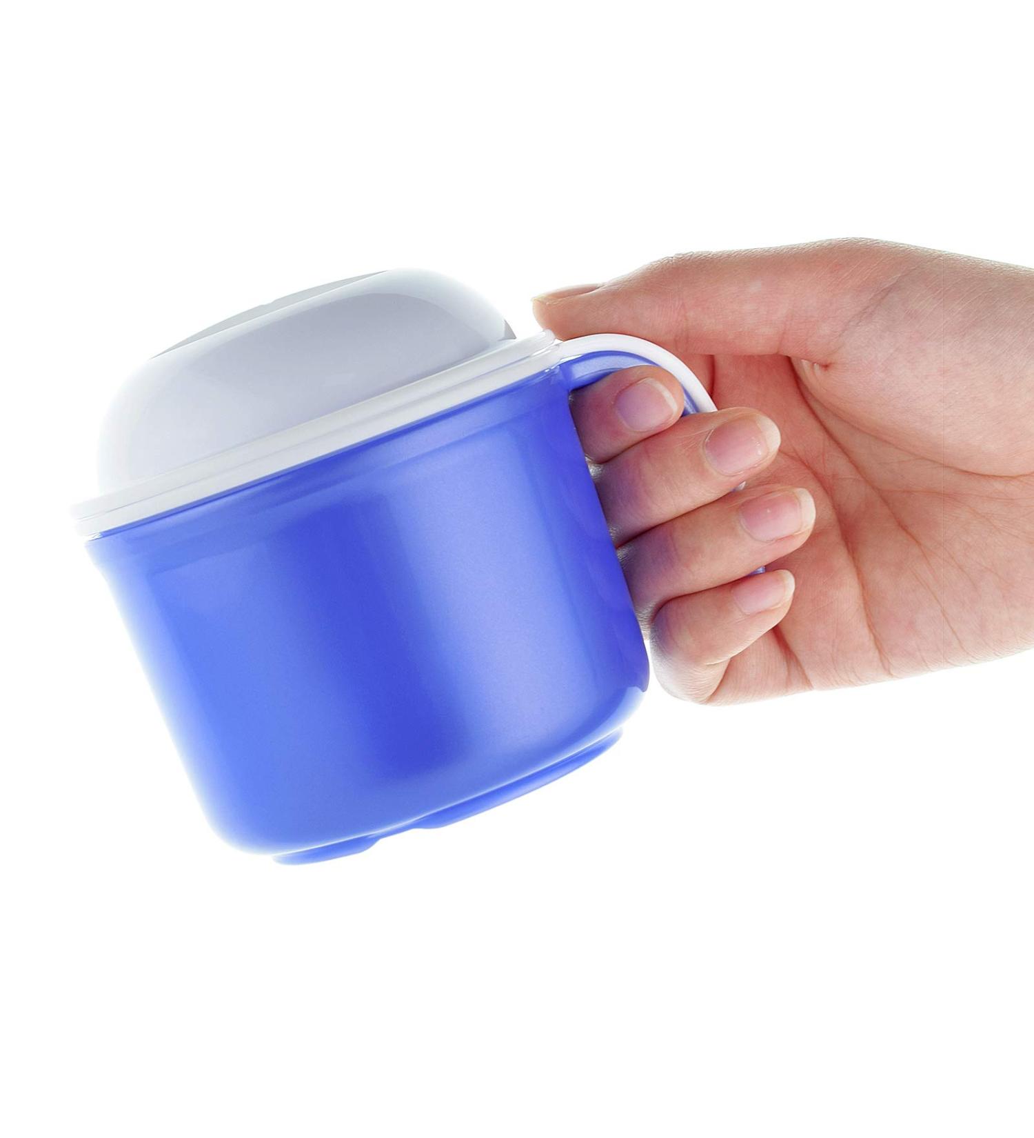Denture Cup with Strainer and Lid - Large False Teeth Bath Cup for Soaking/Storing - 10.6 Oz Capacity - 1 Count - Buy Online on GoSupps.com