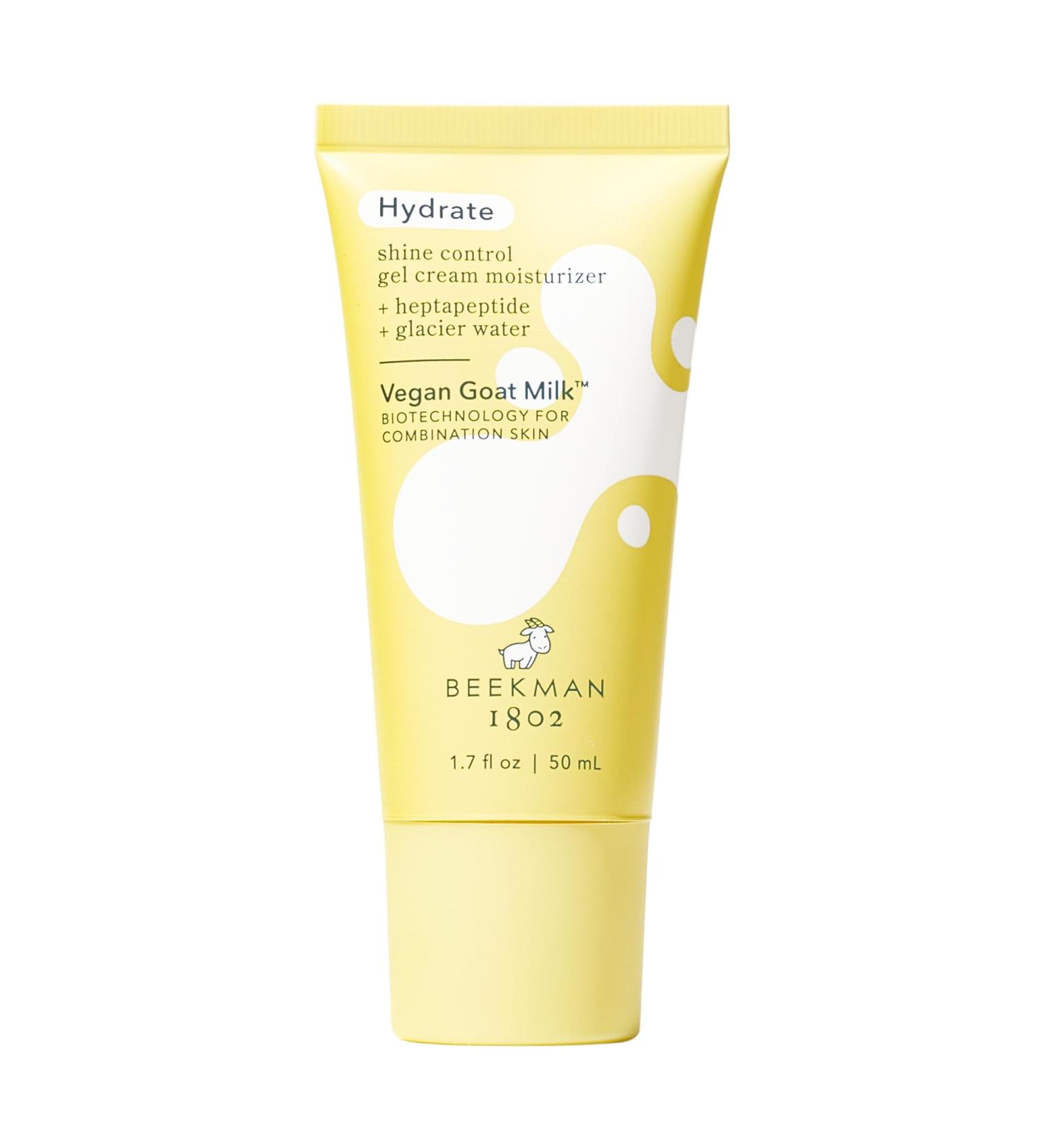 Beekman 1802 Shine Control Gel Cream Moisturizer - Non-Comedogenic Sensitive Skin 1.7 fl oz - BioMilk 1% Heptapeptide & Glacier Water - International Shipping Available - Buy Online on GoSupps.com