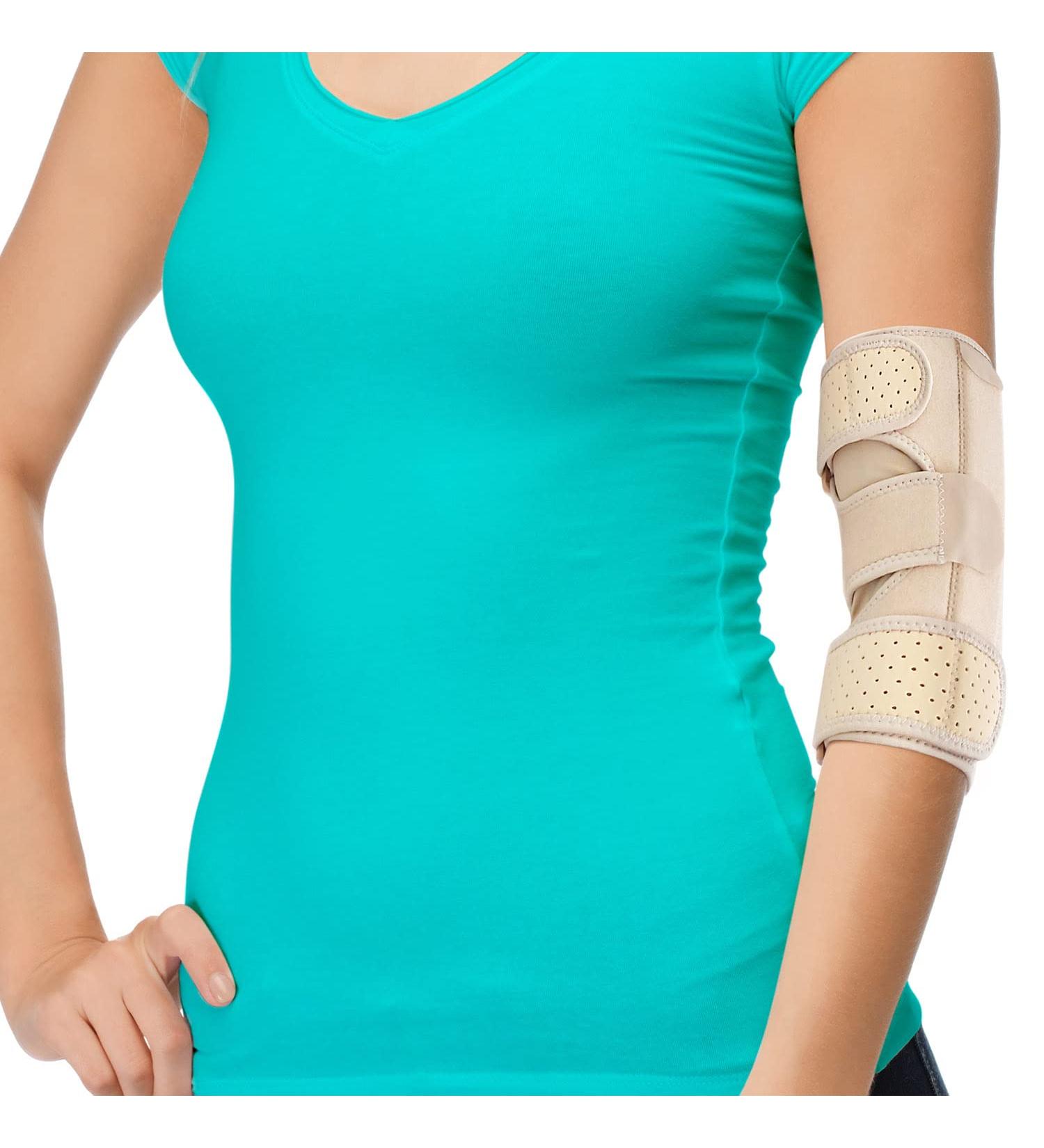 Comfortable Elbow Splint for Cubital Tunnel & Ulnar Nerve Entrapment - Small/Medium - Buy Online on GoSupps.com