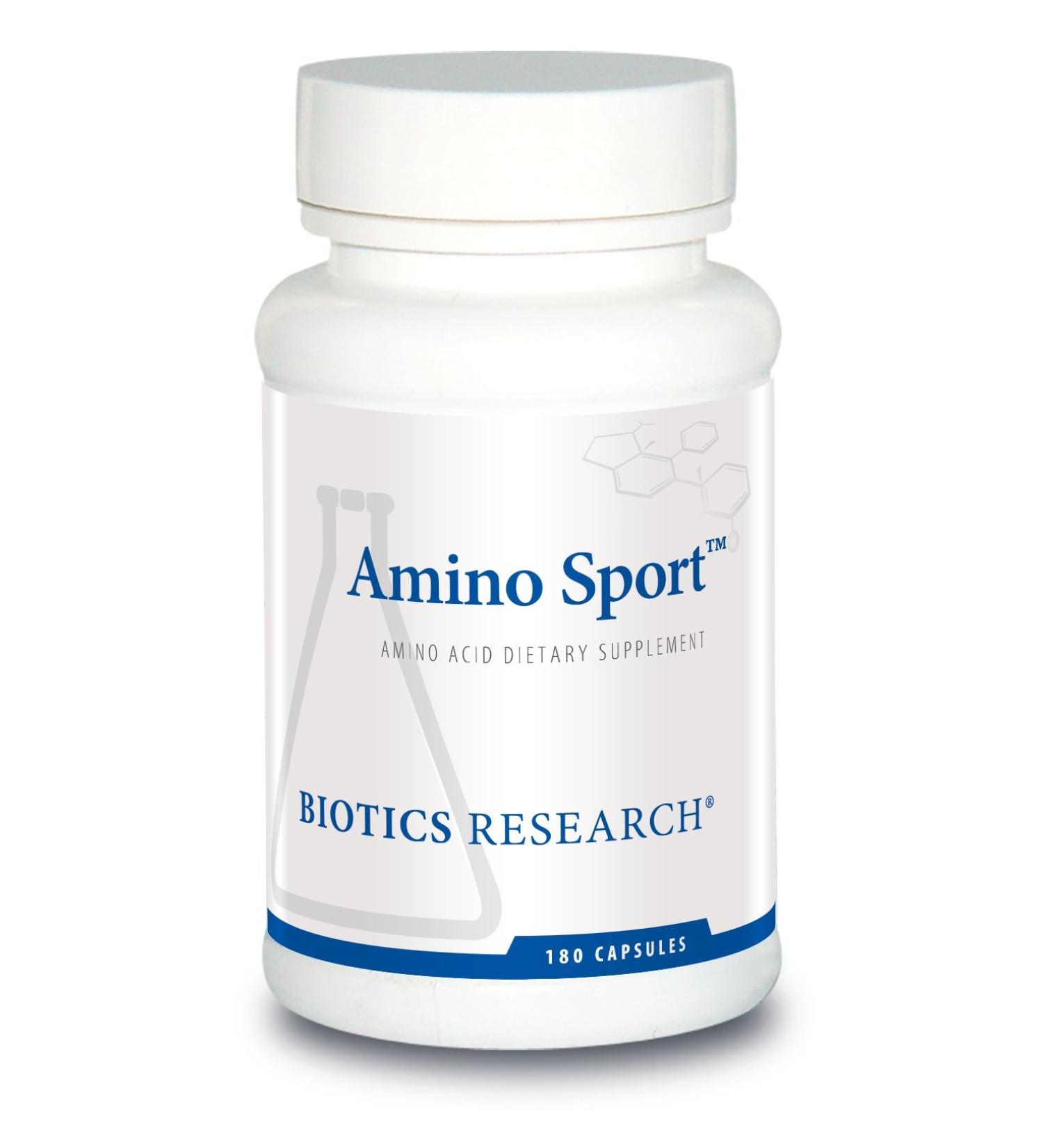 Buy Biotics Research Amino Sport | Broad Spectrum Amino Acids for Sports Recovery & Lean Muscle Support | 180 Caps - International Shipping Available - Buy Online on GoSupps.com