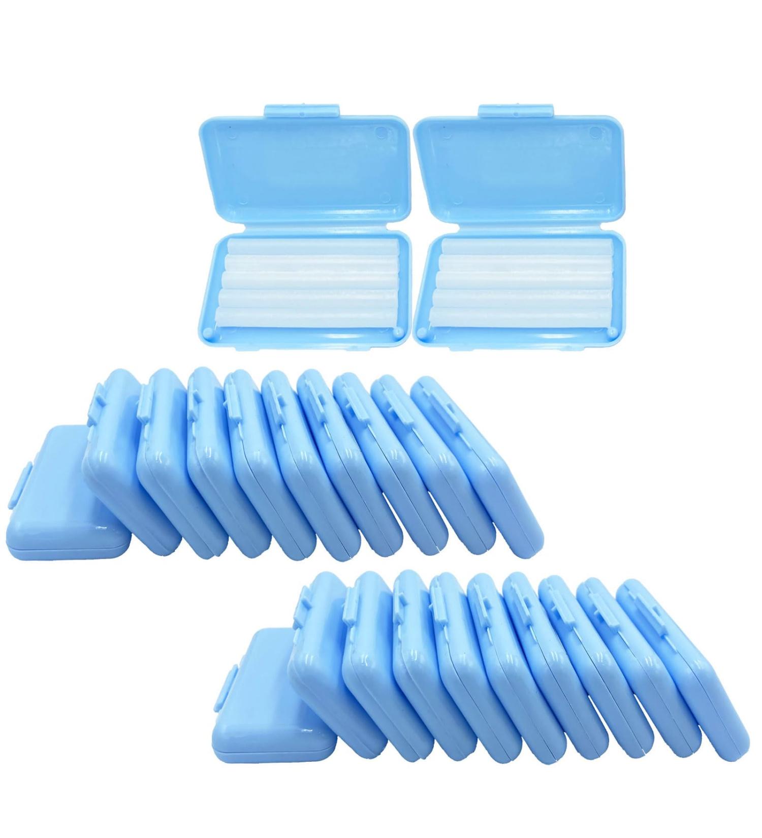 Orthodontic Wax for Braces - 20 Pieces | Relieve Irritation & Pain | Blue Dental Wax - Buy Online on GoSupps.com