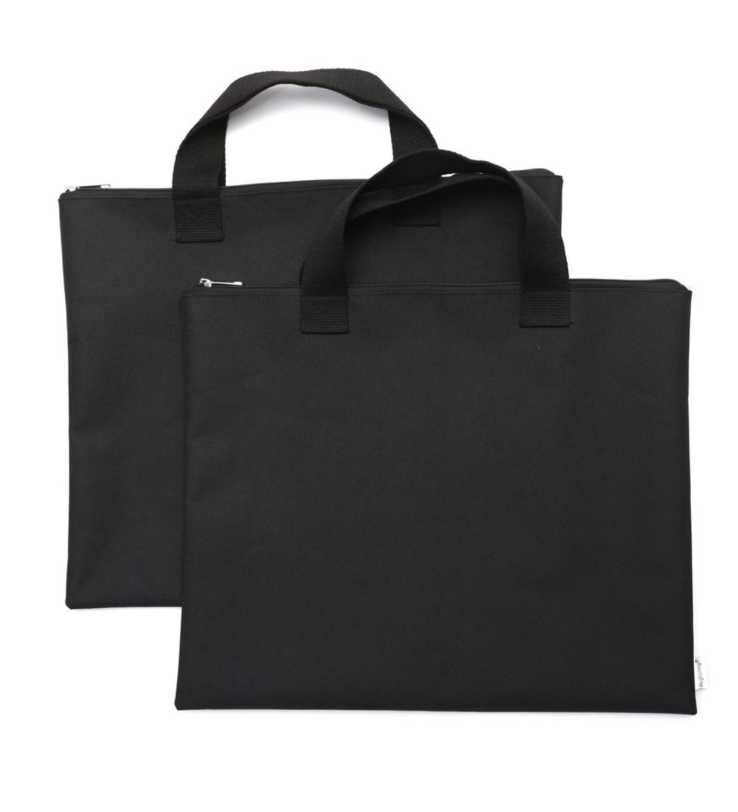 Augbunny 600D Portfolio 2-Pack Small Black - Waterproof with Handle and Zipper for Students and Artists - Buy Online on GoSupps.com