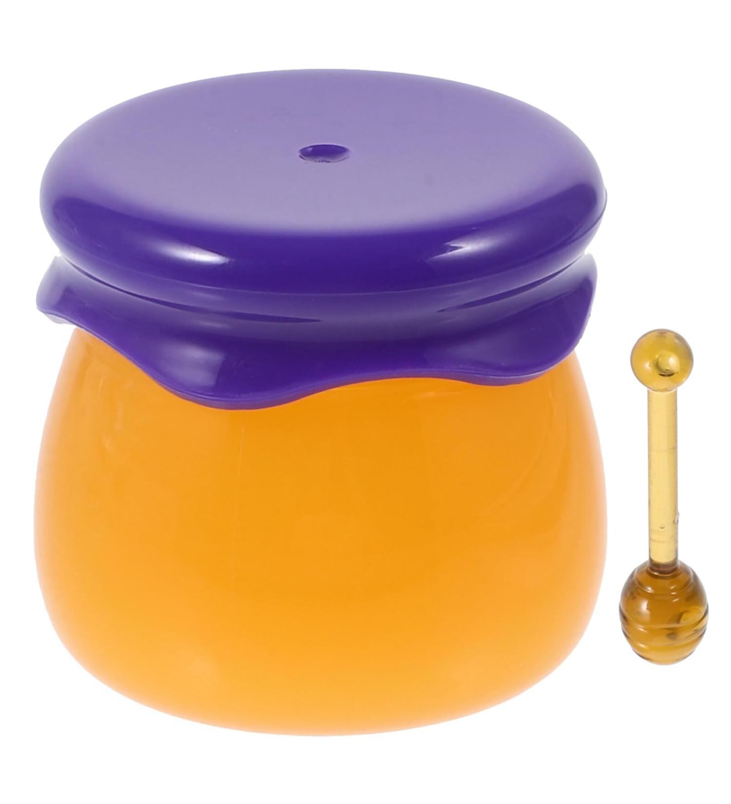 Beaupretty Lip Balm Jar with Spoon Honey Jar Shaped Cream Jar with Lid Empty Refillable Cosmetic Container Sample Storage Jar for Cream Lotion Lip Balm Eyeshadow (6g) Dark Blue - Buy Online on GoSupps.com