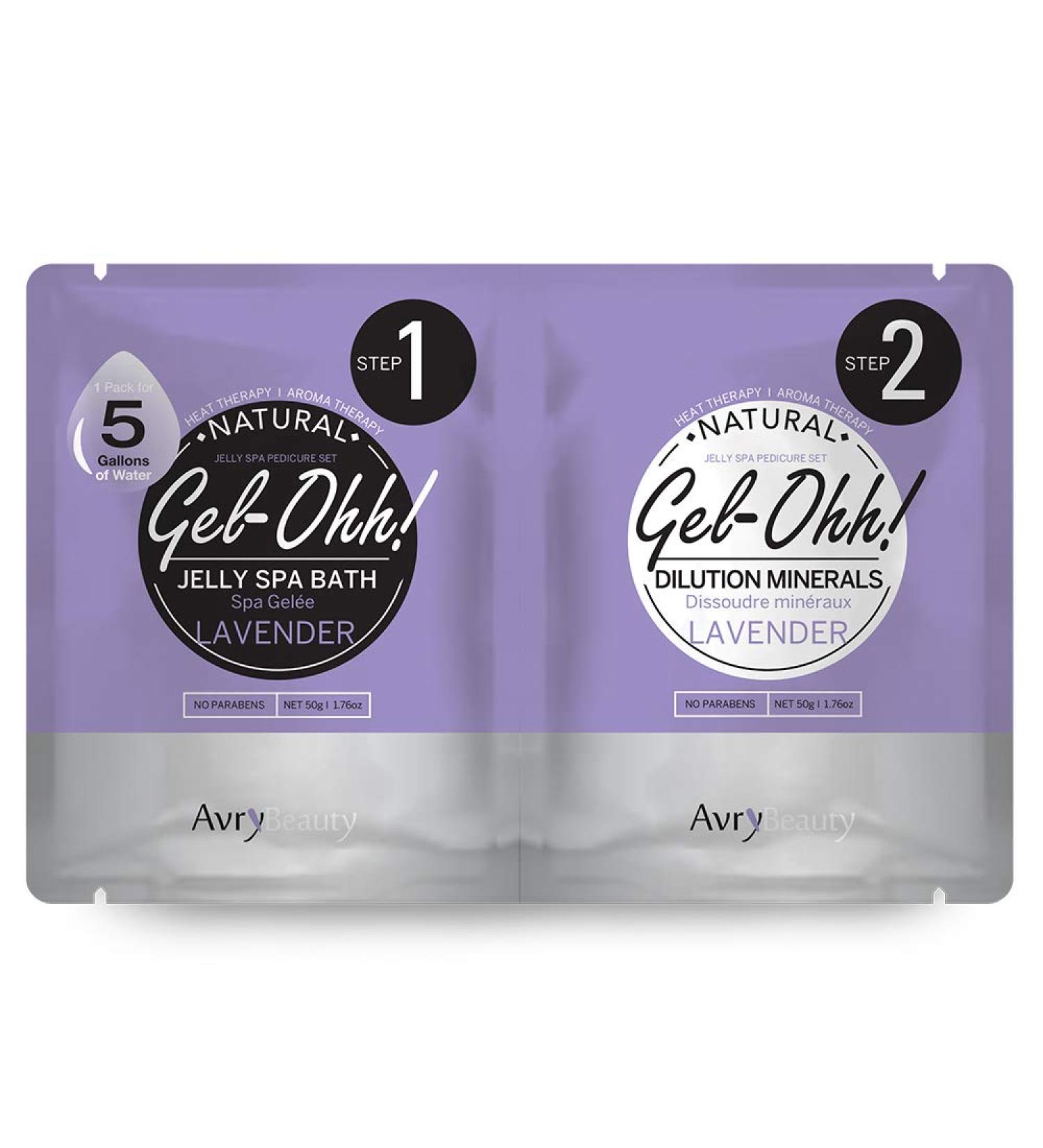AvryBeauty Gel-Ohh Jelly Spa Lavender - 1 ct. | Relax and rejuvenate with lavender-infused gel spa treatment - Buy Online on GoSupps.com