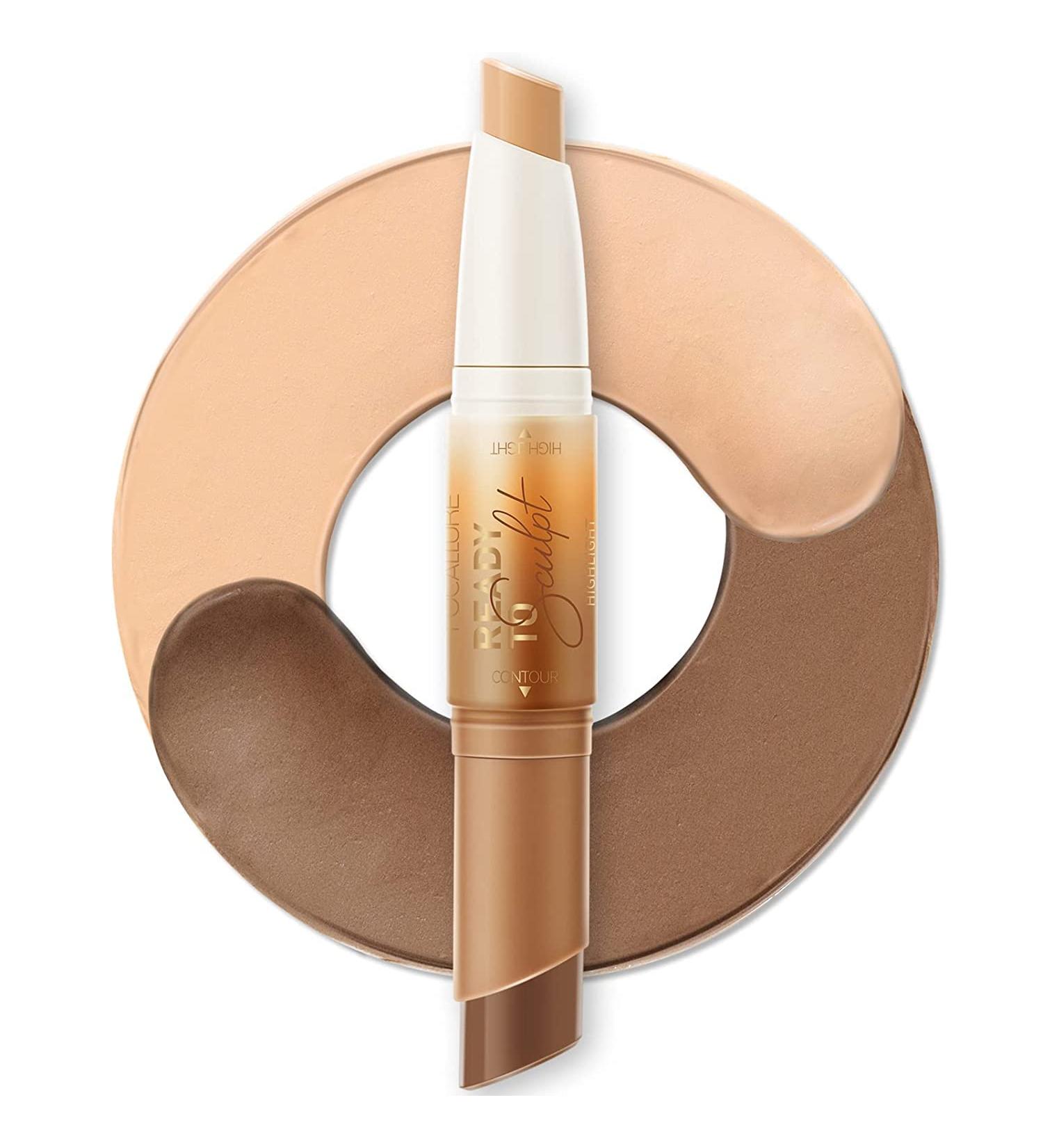 Anglicolor Double Tip Contour Pen Face Makeup Pen Water Resistant Eye Shadow Highlighter Contour Pen Makeup Correction Pen 04TAN - Buy Online on GoSupps.com