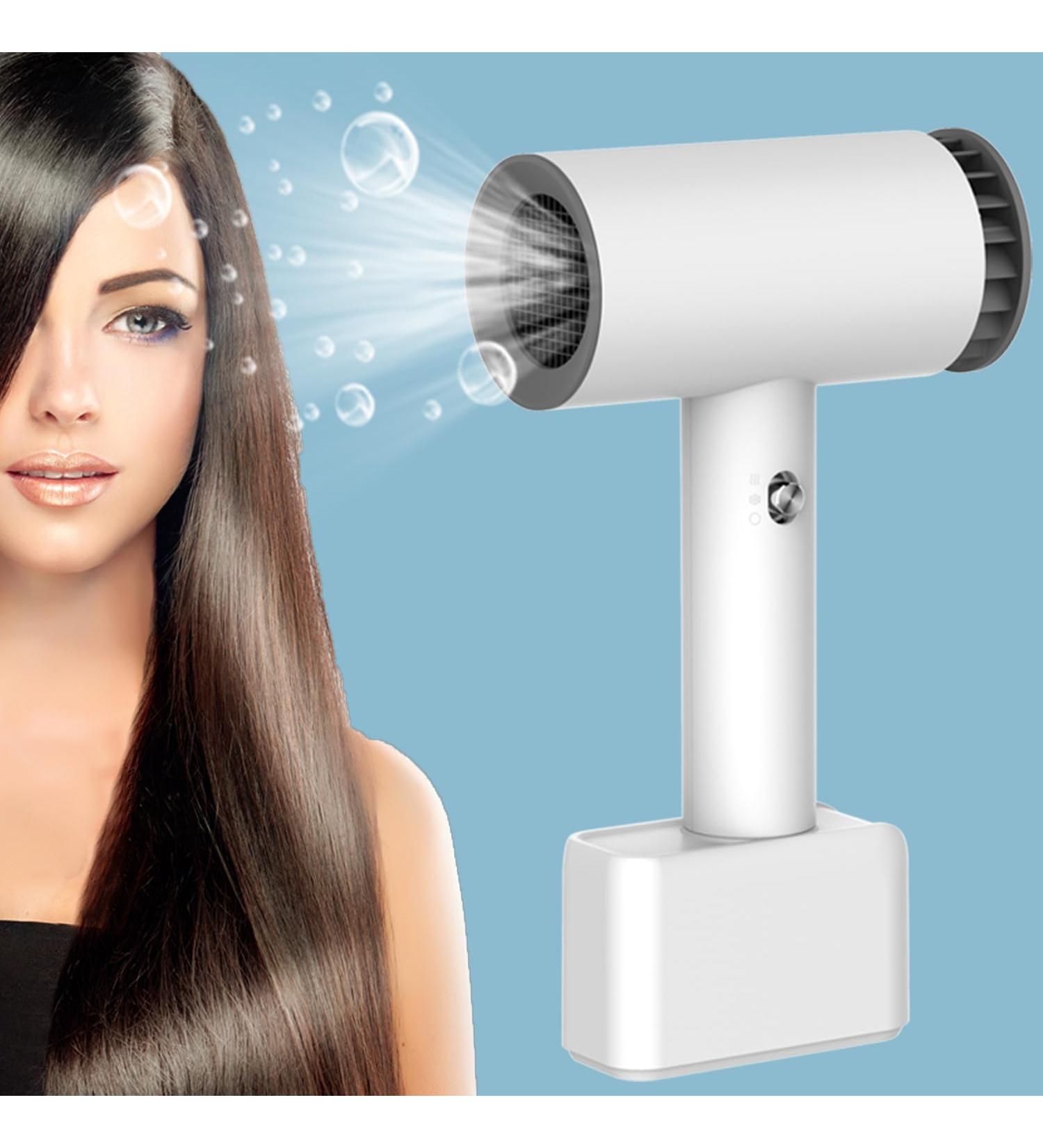 Cordless Hair Dryer Handheld Rechargeable Hair Dryer Blower 15600mAh Built-in Battery Hair Dryer Hot/Cold Air HomeTravel Hair Dryer for Women/Mom - Buy Online on GoSupps.com
