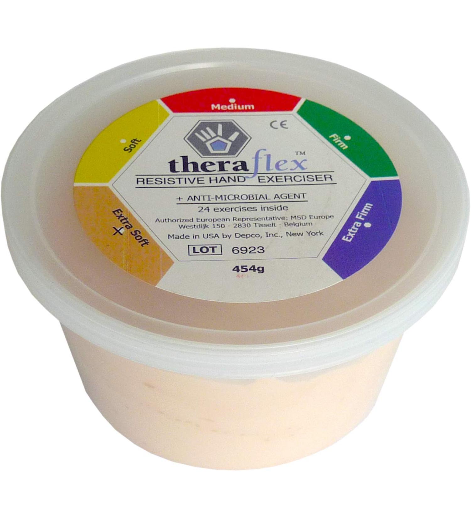 Theraflex Therapy Putty 454 g Extra Soft Beige Therapy Putty Hand Exercise Clay 454 Gramm Beige - Extra Soft