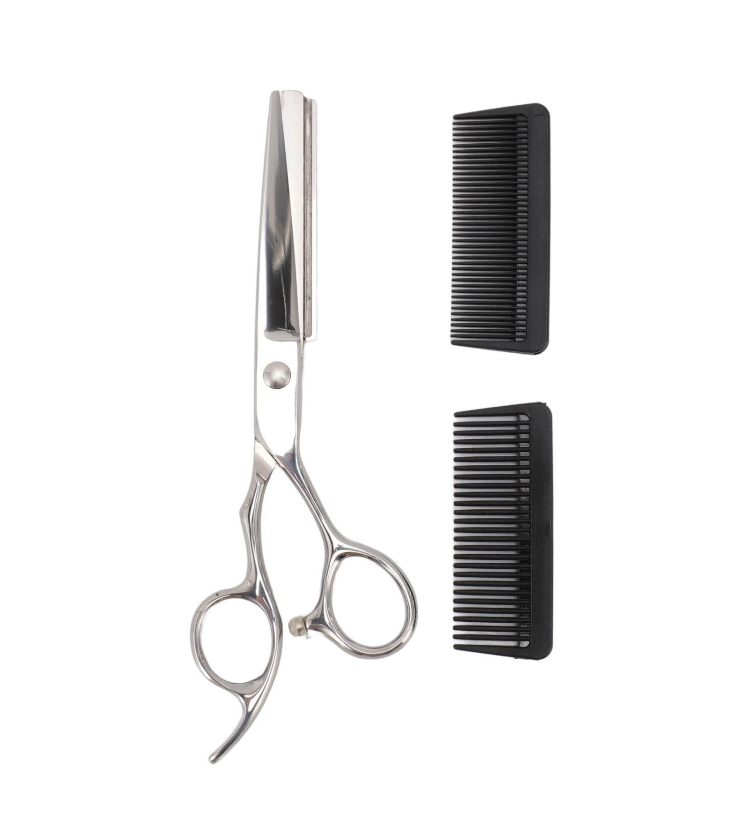 Sonew Hair Cutting Scissors Kit Barber Hair Cutting Scissors Stainless Steel Salon Scissors Accurate Cutting Premium Shears for Home Salon Hair Cutting - Buy Online on GoSupps.com