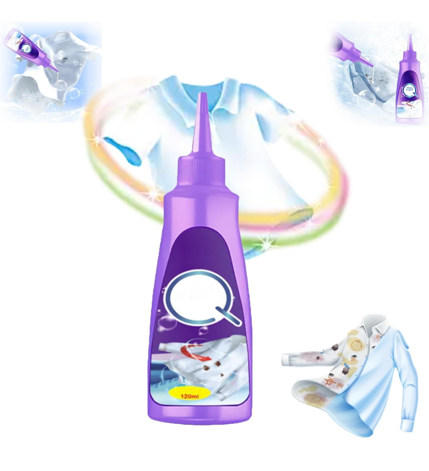 Lakatarina Stain Remover 2024 New Active Enzyme Laundry Stain Remover Laundry Stain Remover Lakatarina Garment Stubborn Stain Cleaner Oil Remover Graceful Stain Remover for White Clothes - Buy Online on GoSupps.com