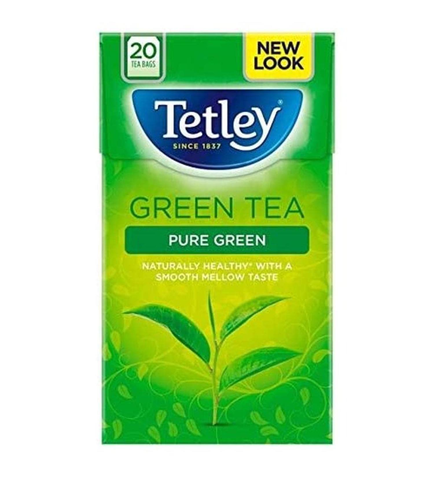 Tetley Pure Green Tea Bags 20 Bags