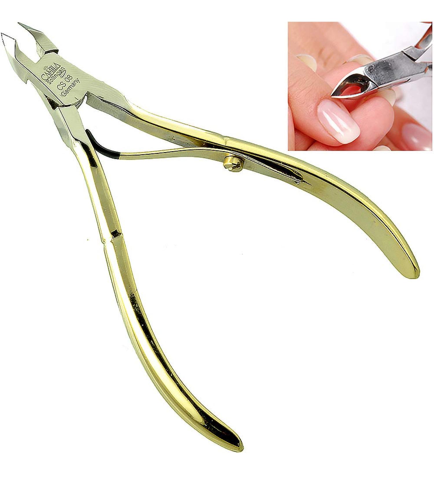 Camila Solingen CS08 Professional Nail Cuticle Trimmer from Germany - Stainless Steel, Anti-Corrosive, 5mm Blade for Manicure and Pedicure - Buy Online on GoSupps.com