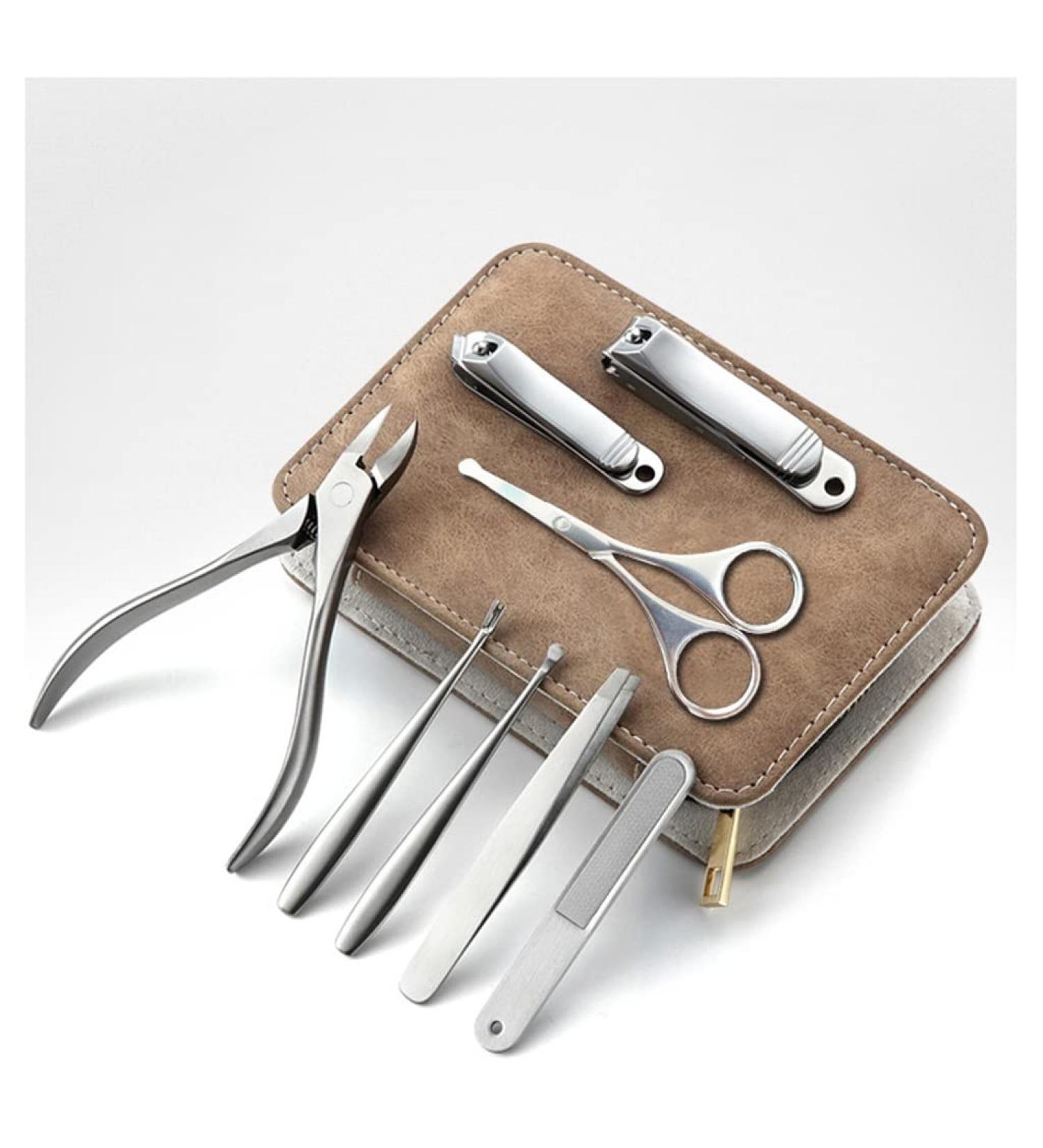Nail Clippers Set Fingernail Clipper Kit Nail Clipper Set Gift 8-Piece Needle-Nose Pliers Stainless Steel Suitable for Men and Women Travel Home (Color : D) - Buy Online on GoSupps.com