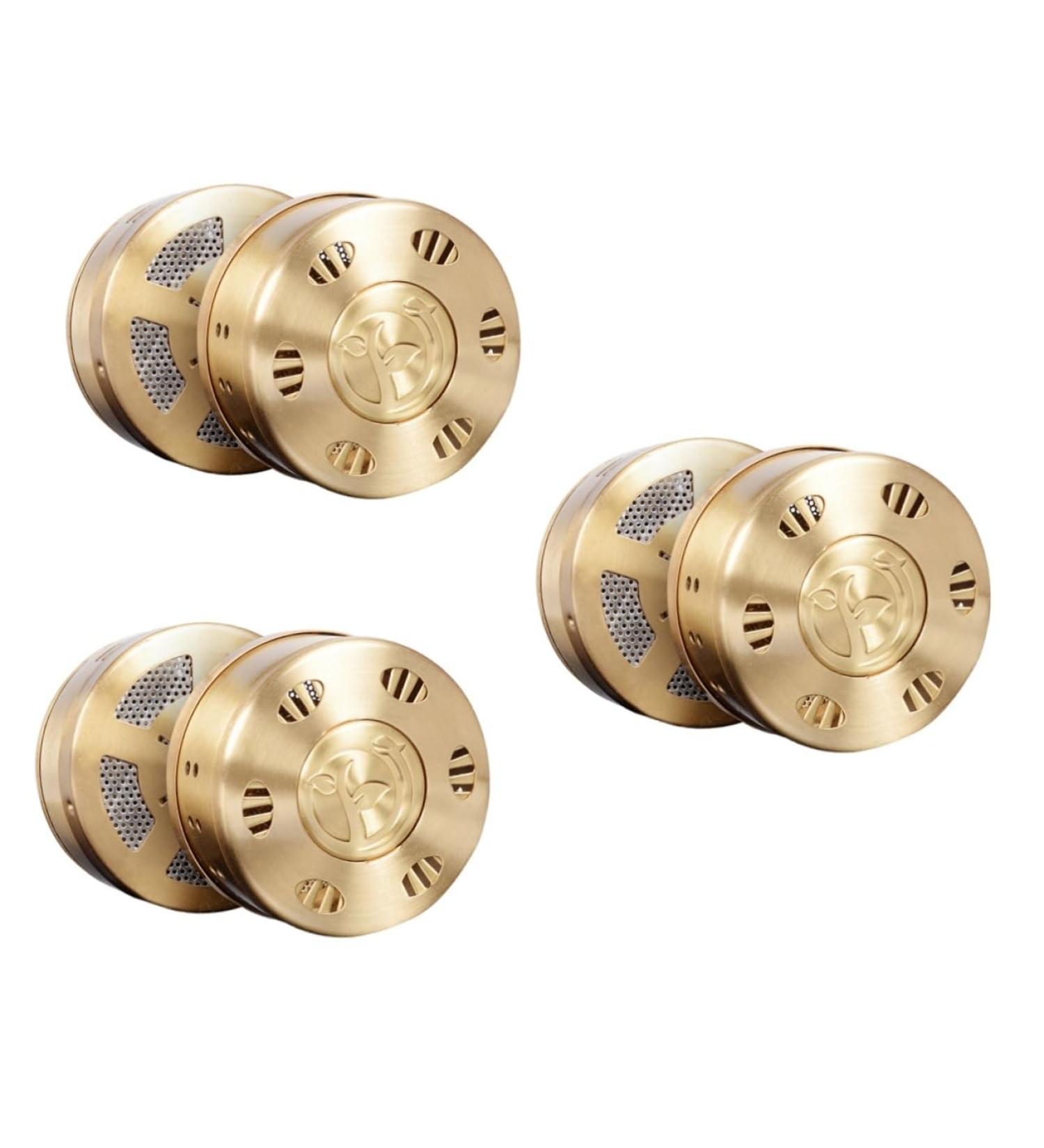 Ultechnovo 3 Party Box Cajas Organizadoras - Moxa Stick & Accessories Holder for Healing | Smok-Free Moxibustion - Goldenx3stk 8x8cmx3PCs - Buy Online on GoSupps.com