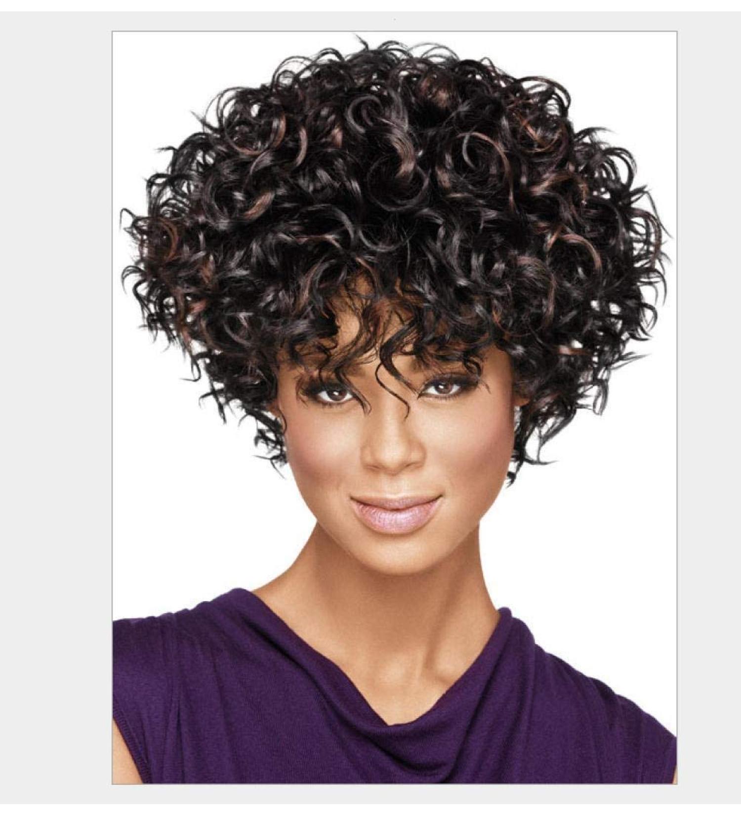 BGHJUE N Wigi S A | Short Synthetic Water Wave Wig for Women | Fluffy African Hairstyles - Buy Online on GoSupps.com