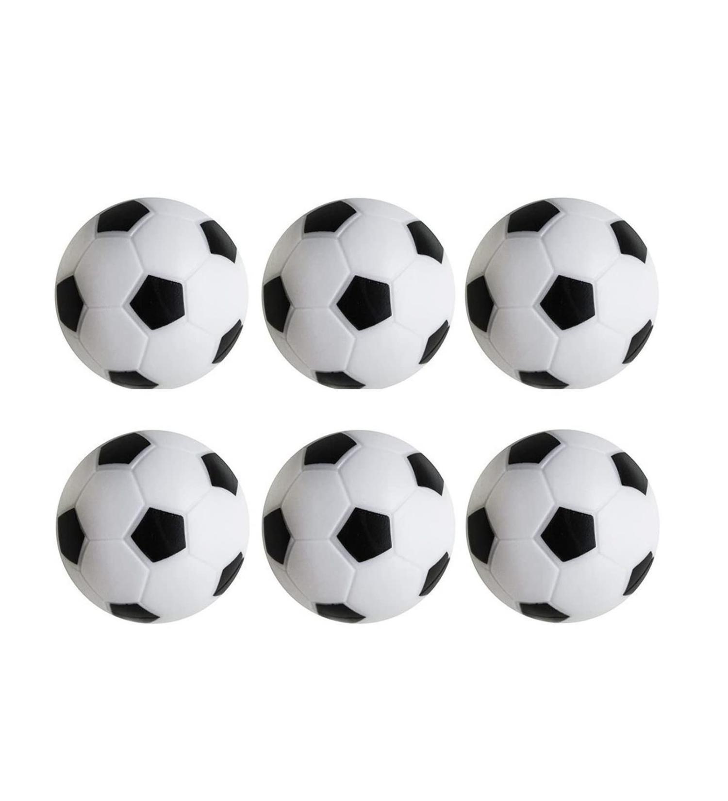 CABAX 36mm Foosball Table Replacement Foosballs - 6 Pack, Black and White Tabletop Soccer Balls - Game Table Size - Buy Online on GoSupps.com