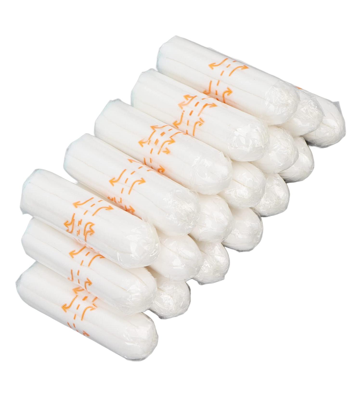 18 Super Absorbent Cotton Tampons - Odor-Neutral Multipack for Night Protection | Strong Flow & Comfort - Buy Online on GoSupps.com