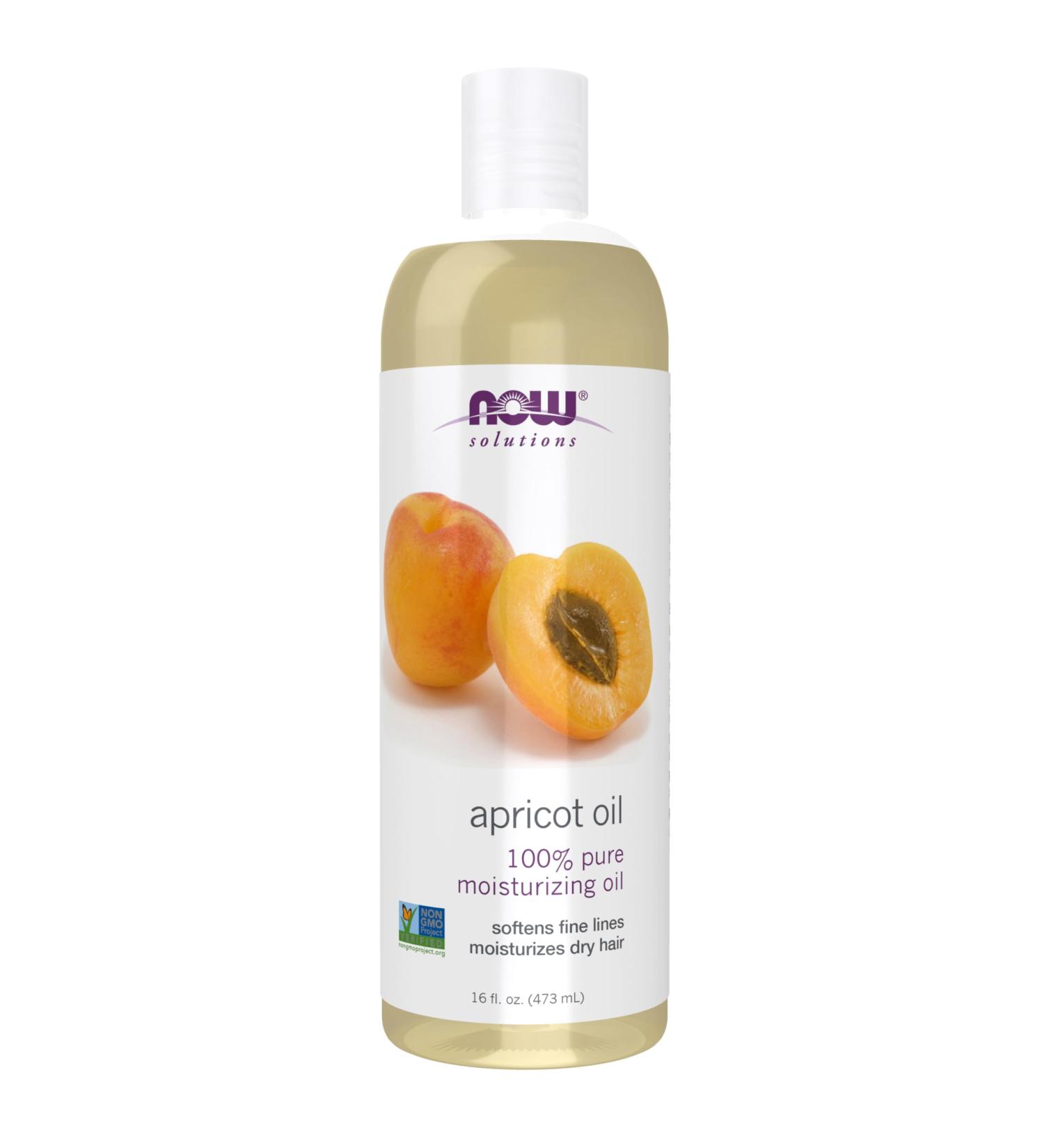 Now Foods Apricot Kernel Oil 473ml - Laboratory Tested Soy Free Vegan Non-GMO - International Shipping Available - Buy Online on GoSupps.com
