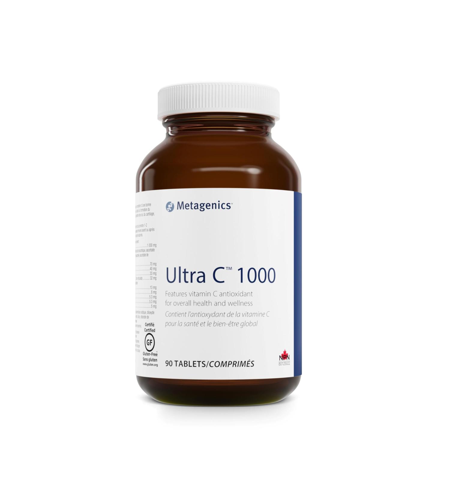 Metagenics - Ultra C 1000 - Vitamin C Antioxidant - 90 Tablets - Buy Online on GoSupps.com